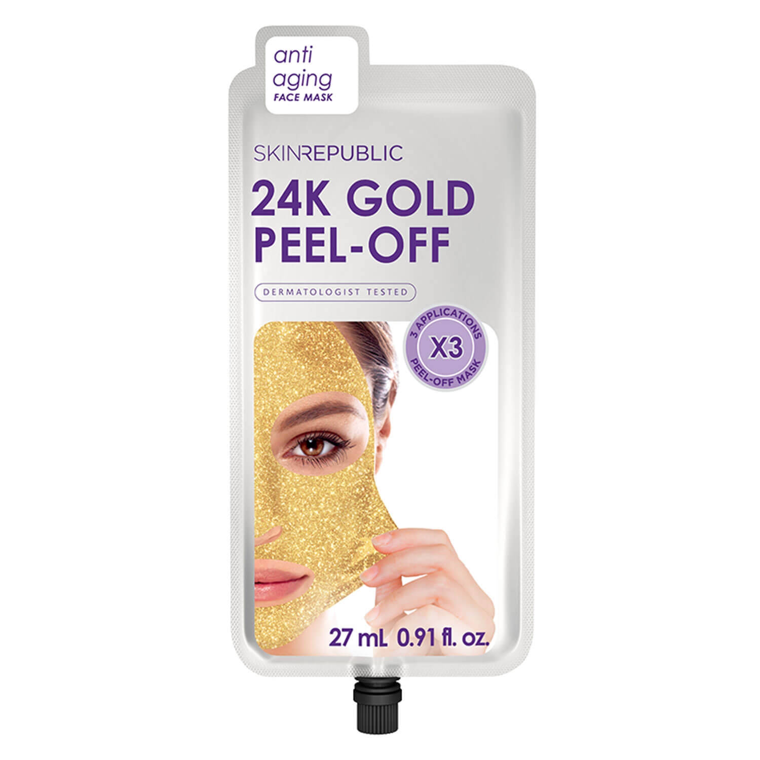 Product image from Skin Republic - Gold Peel-Off Face Mask