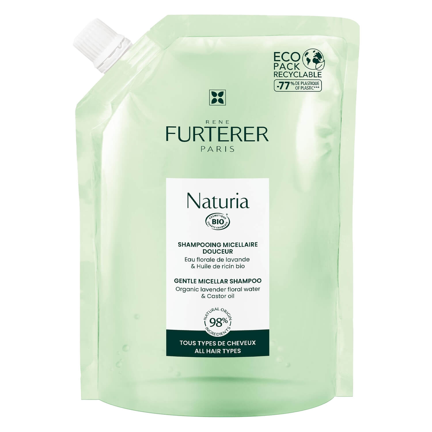 Produktbild von Naturia - Sanftes Bio Mizellen-Shampoo Refill