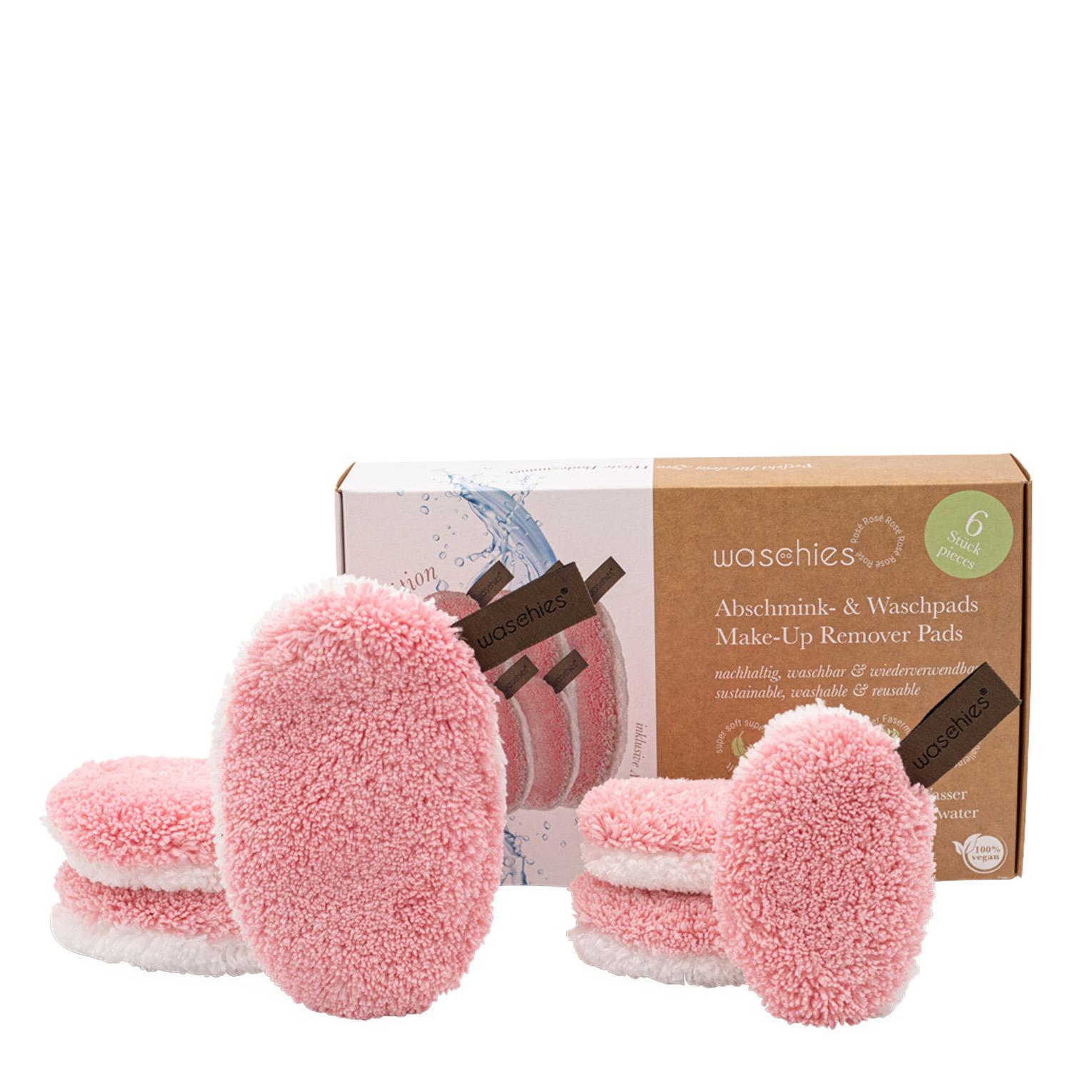Waschies Faceline - Make-up removal pad & wash pad Rosé-Edition Set