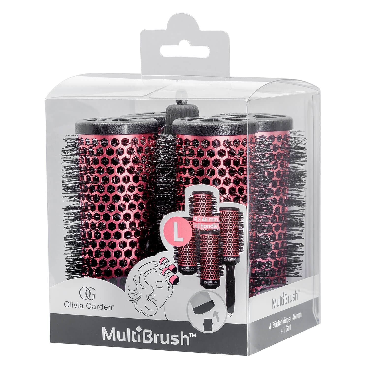 Product image from Olivia Garden - MultiBrush Kit Size L 46mm