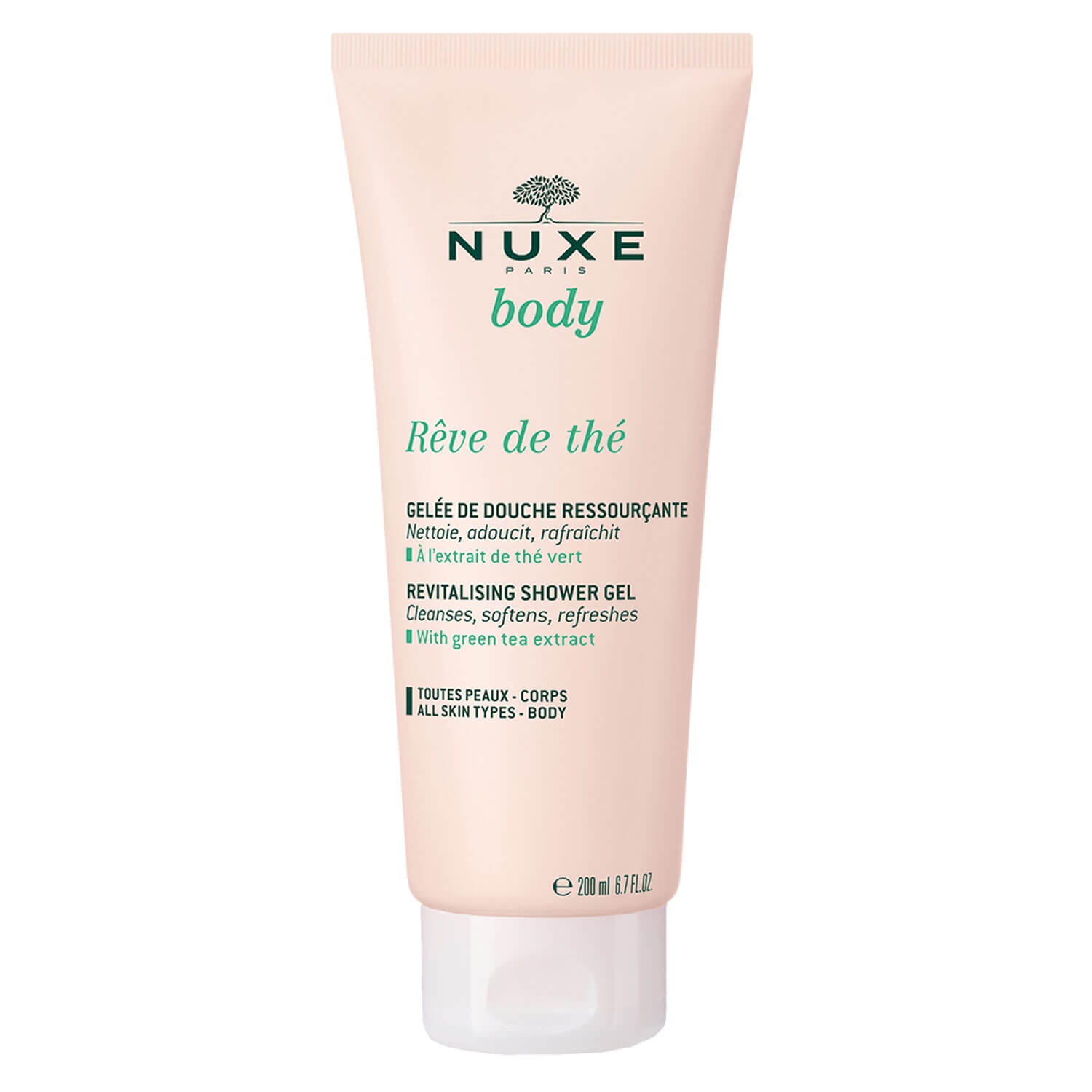 Product image from Nuxe Body - Rêve de Thé Gelée de Douche Ressourçante