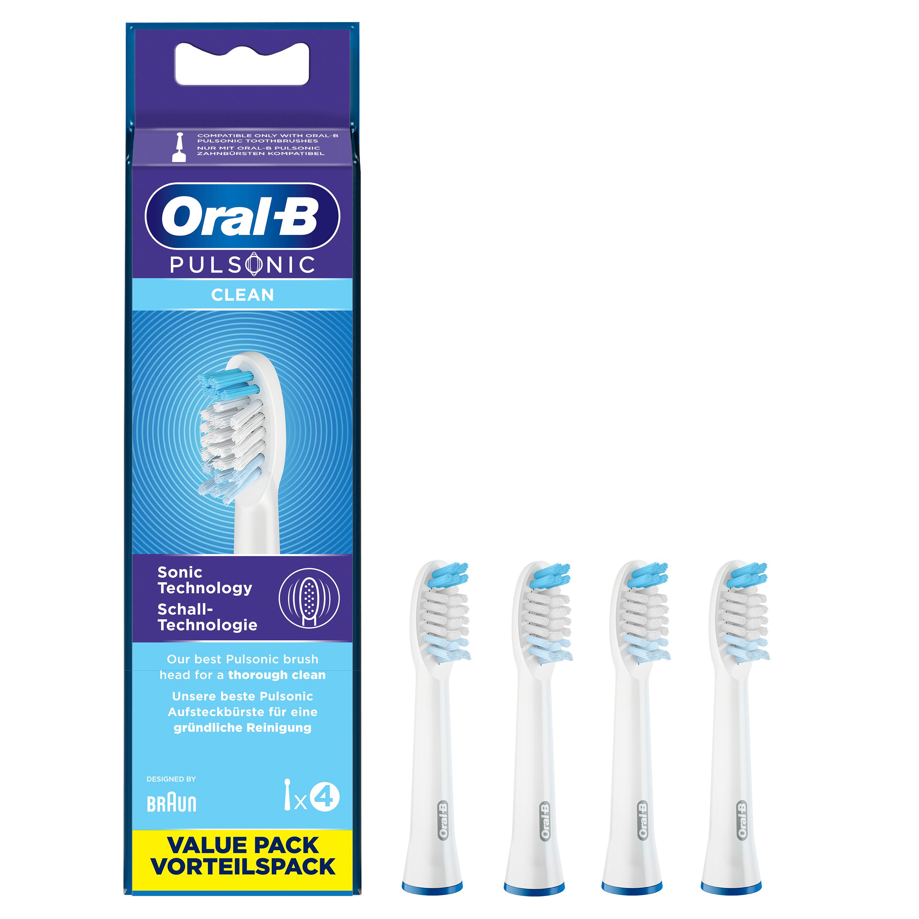 Oral B - Aufsteckbürsten Pulsonic Clean 4er