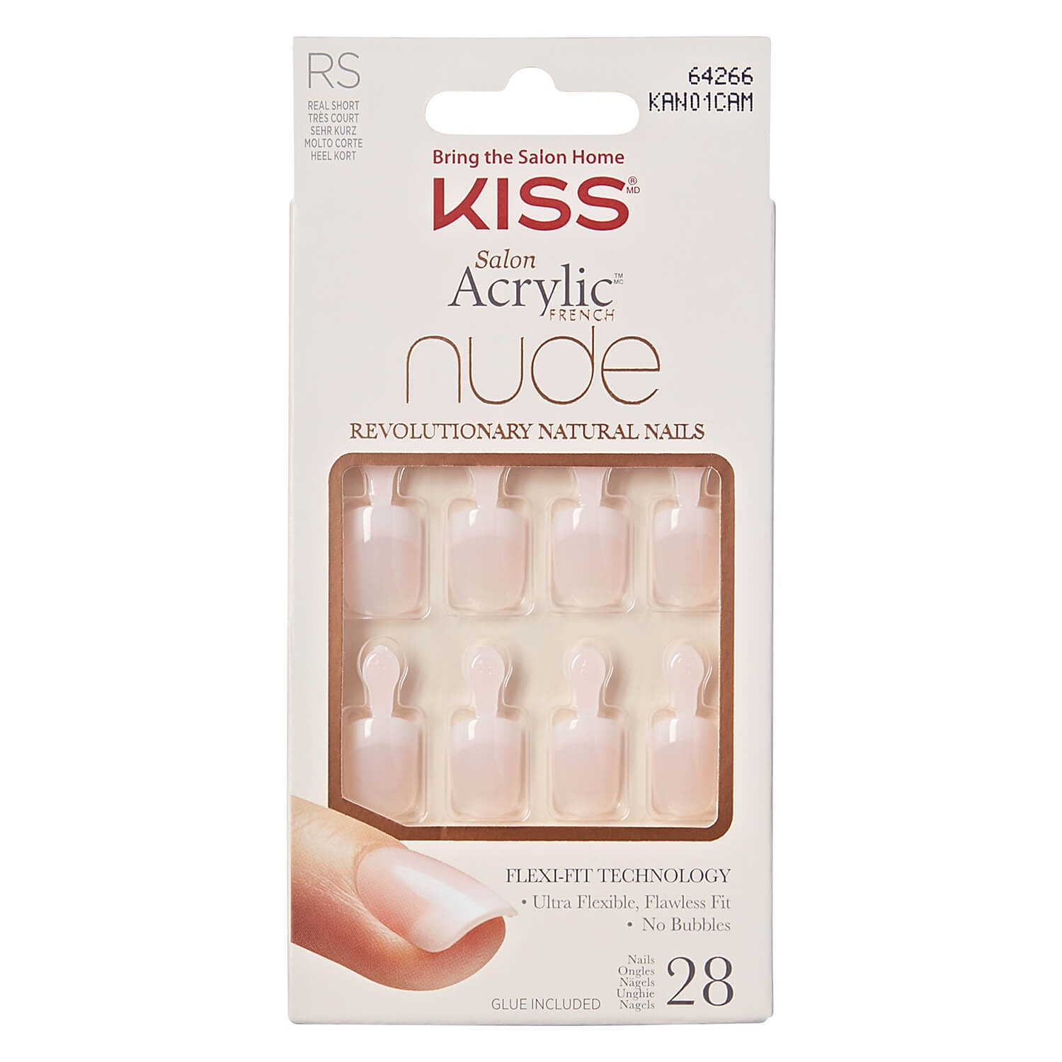 Produktbild von KISS Nails - Salon Acryl Nude Breathtaking