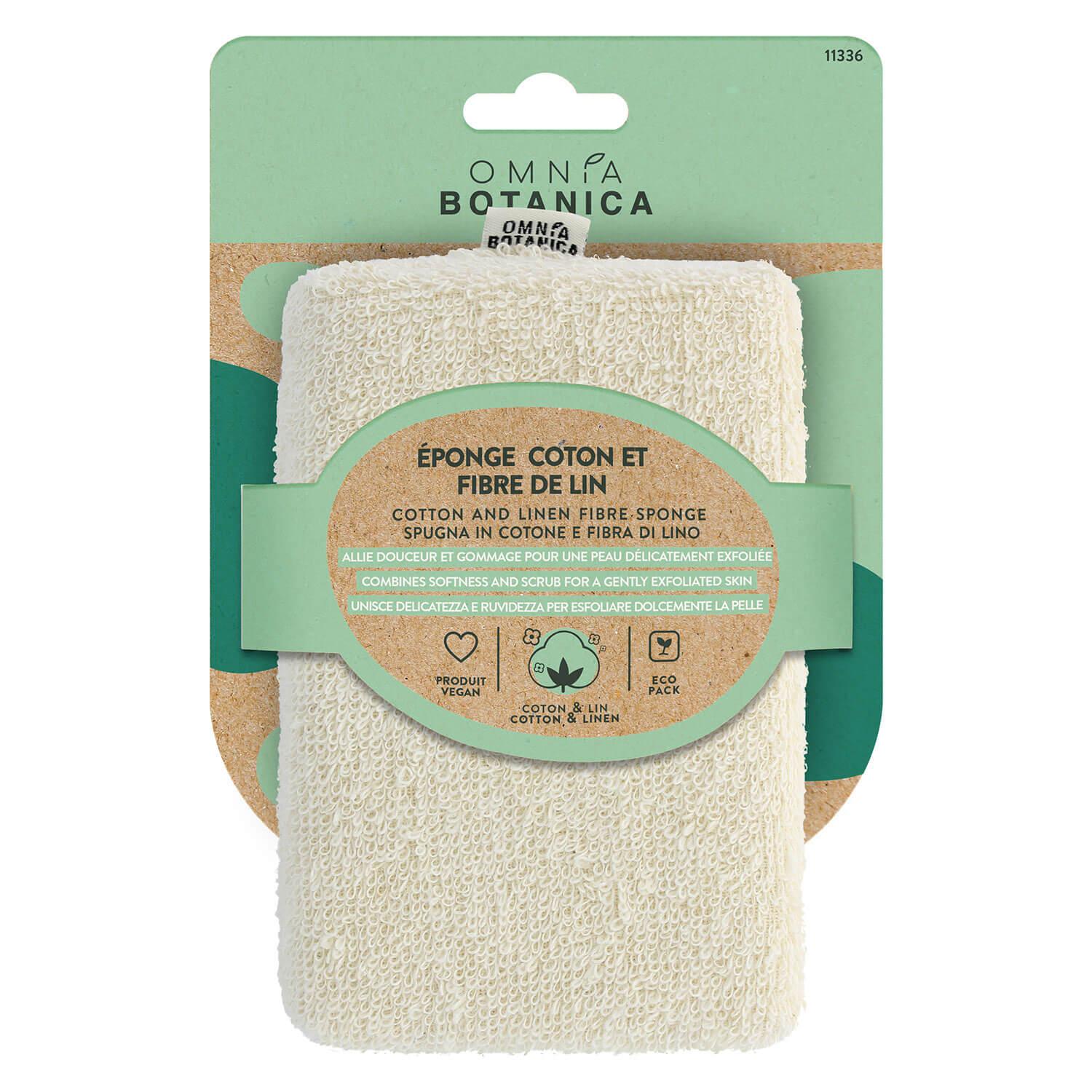 OMNIA BOTANICA - Eponge coton et fibres de lin