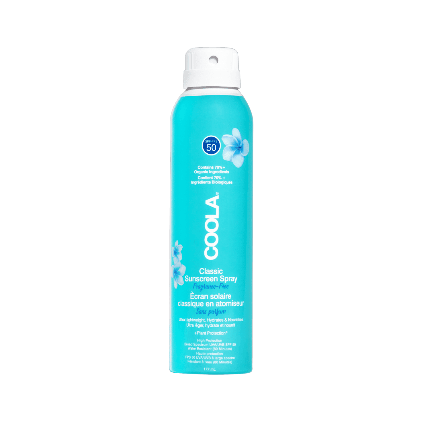 Coola - Classic Body Organic Sunscreen Spray SPF50 Fragrance Free