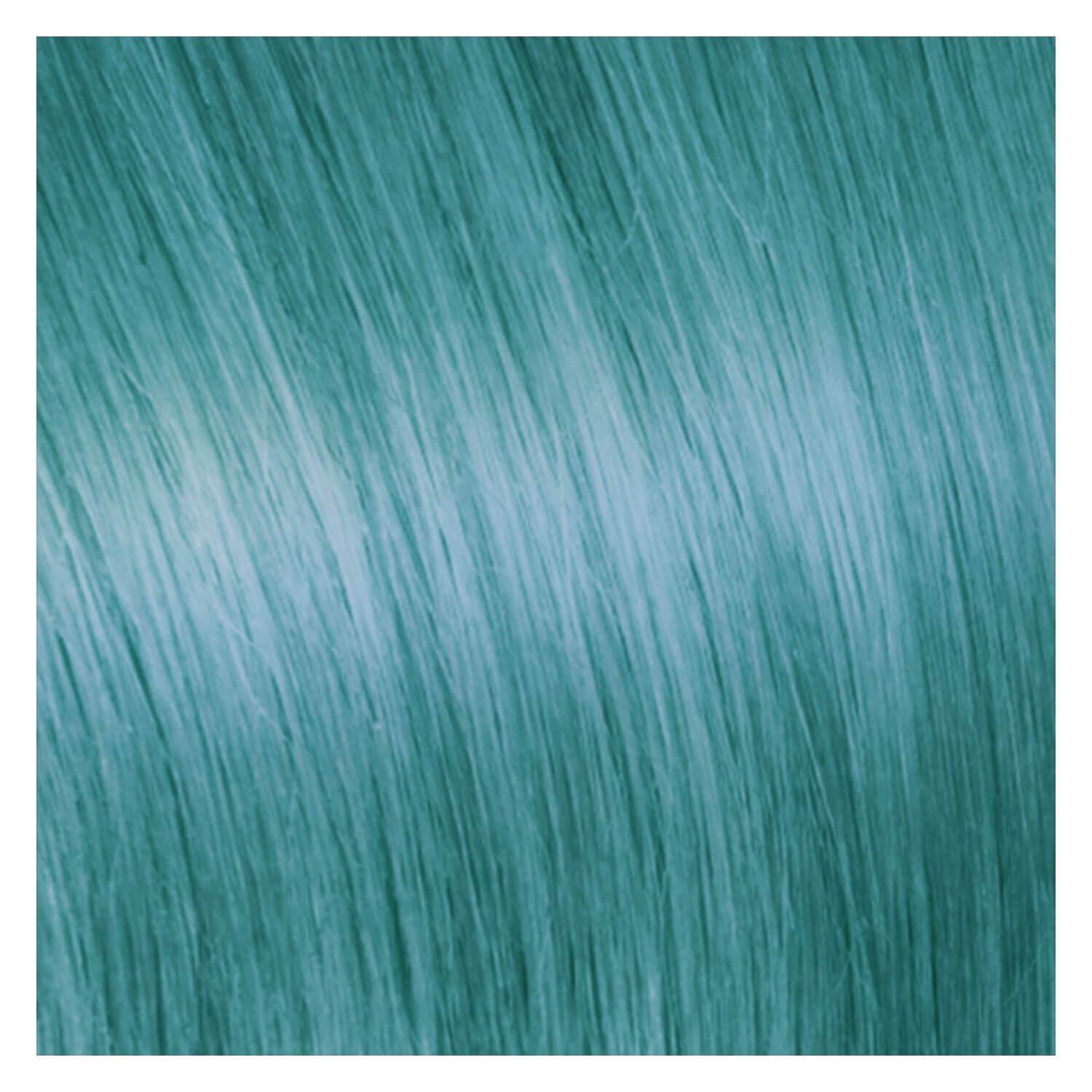 SHE Tape In-System Hair Extensions Straight - Turquoise 55/60cm