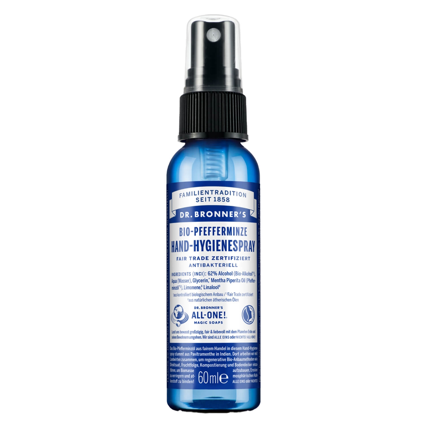 Product image from DR. BRONNER'S - Hygienespray Pfefferminz