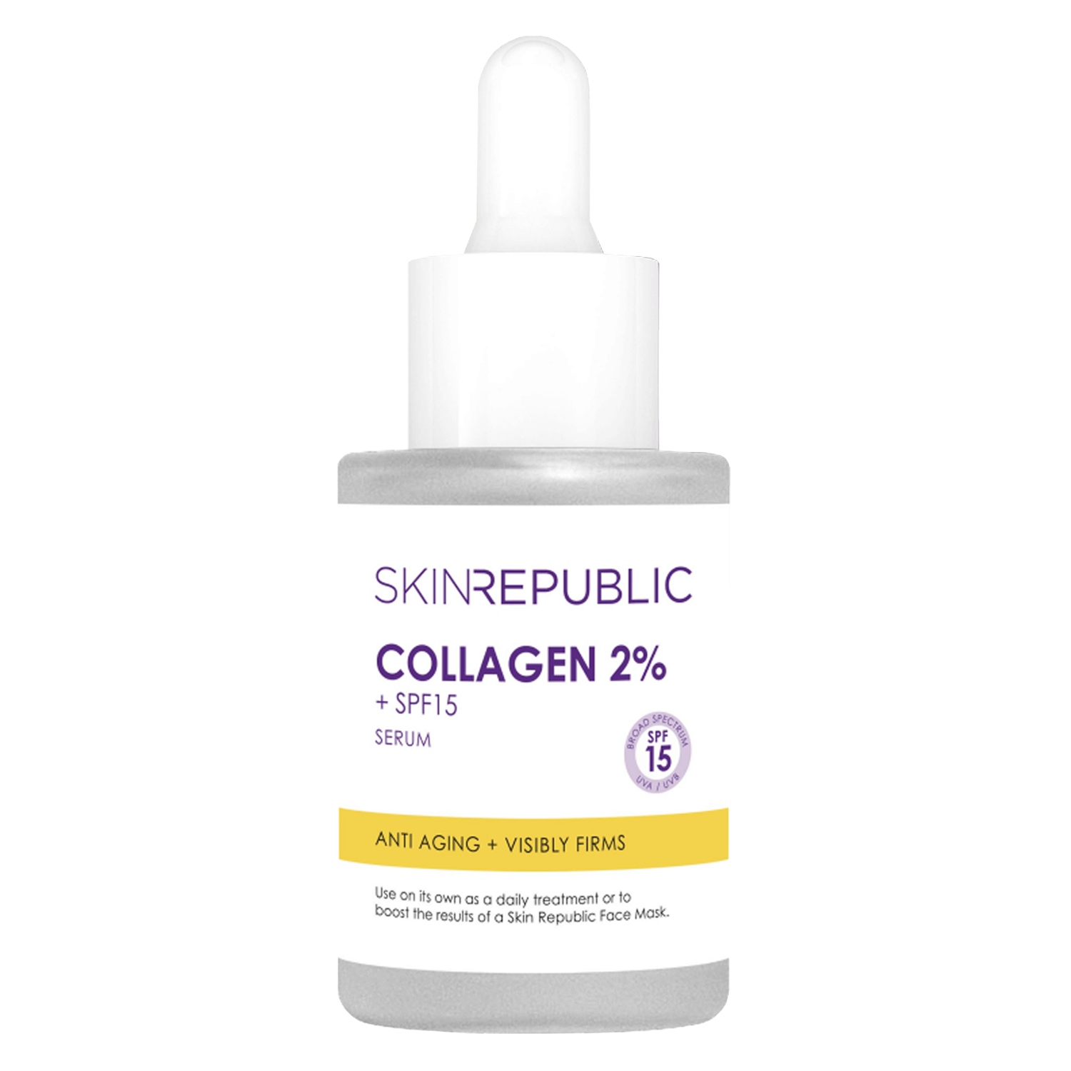 Product image from Skin Republic - Collagen 2% + SPF 15 Serum