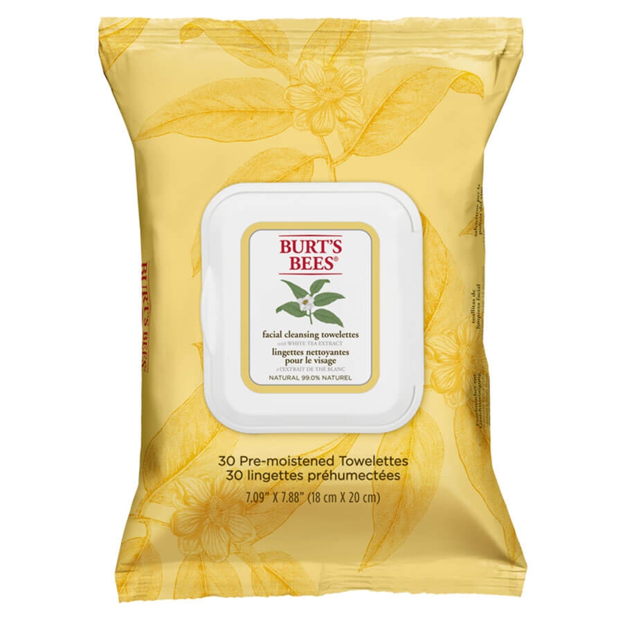 Produktbild von Burt's Bees - Facial Cleansing Towelettes White Tea