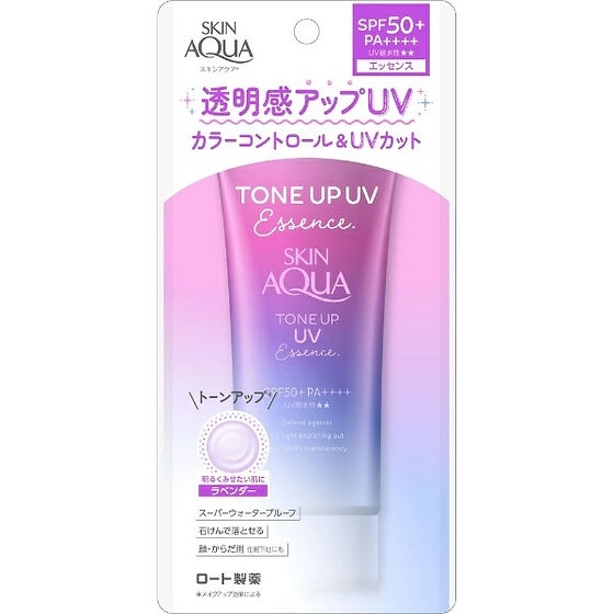 Product image from Rohto Pharmaceutical - Skin Aqua Tone Up UV Essence Sunscreen, SPF 50+ / PA++++ Color Control