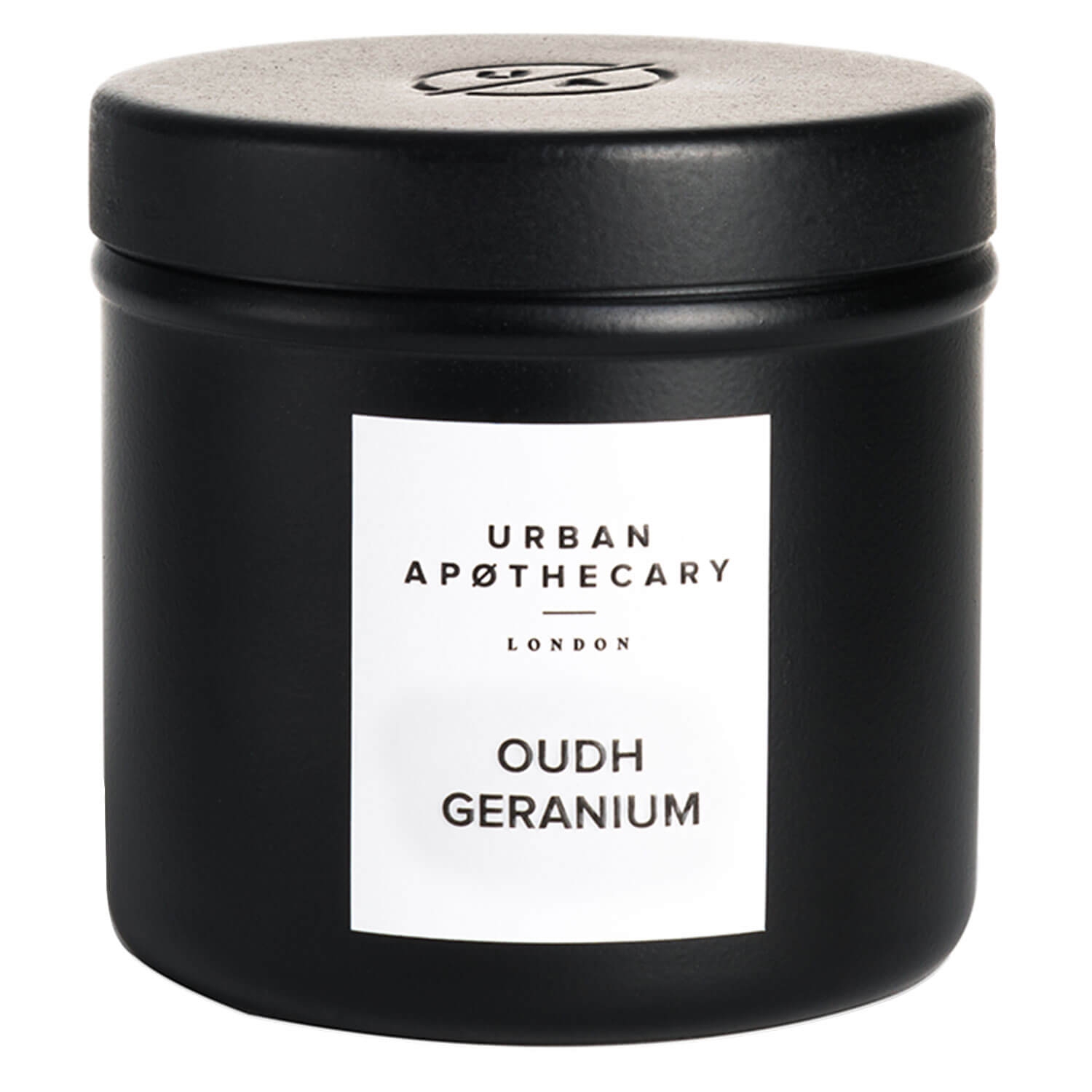 Product image from Urban Apothecary - Luxury Iron Travel Candle Oudh Geranium