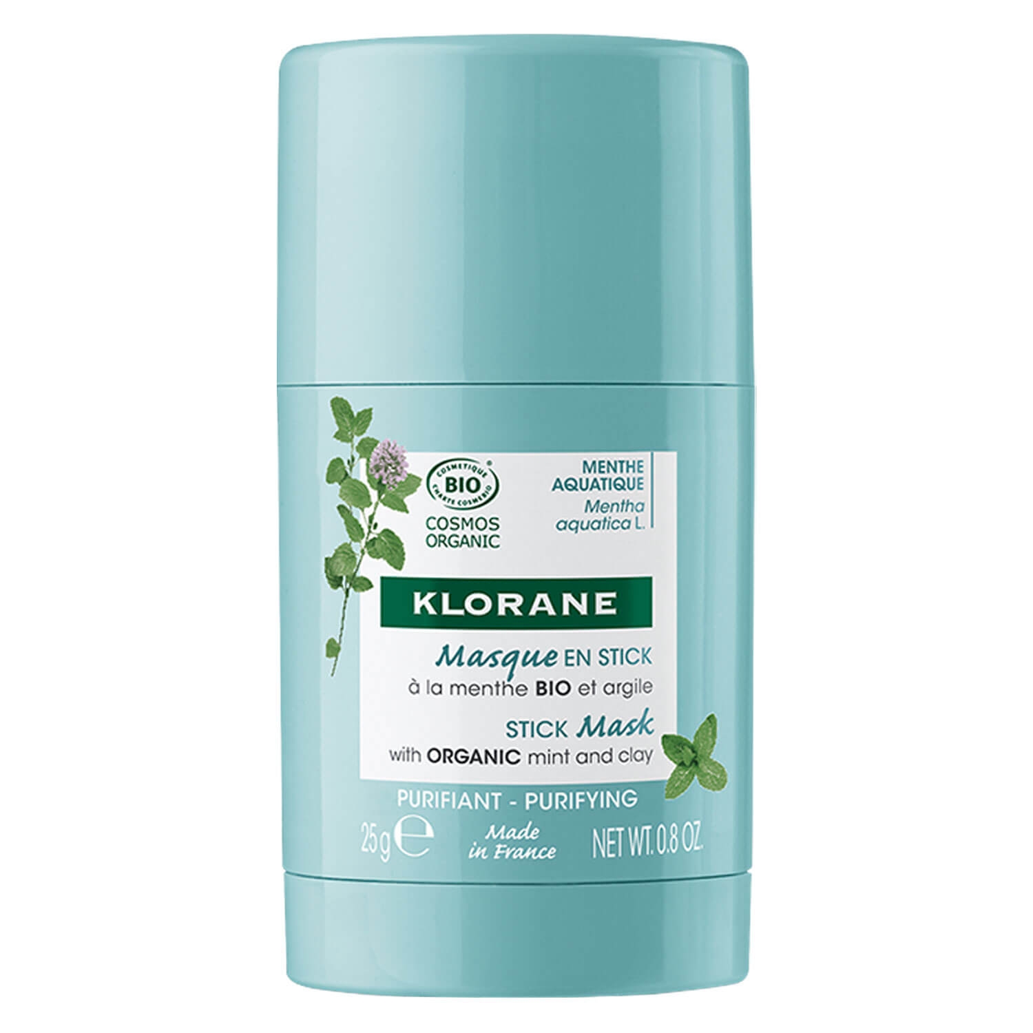 Produktbild von KLORANE Skincare - Wasserminze BIO Stick Gesichtsmaske