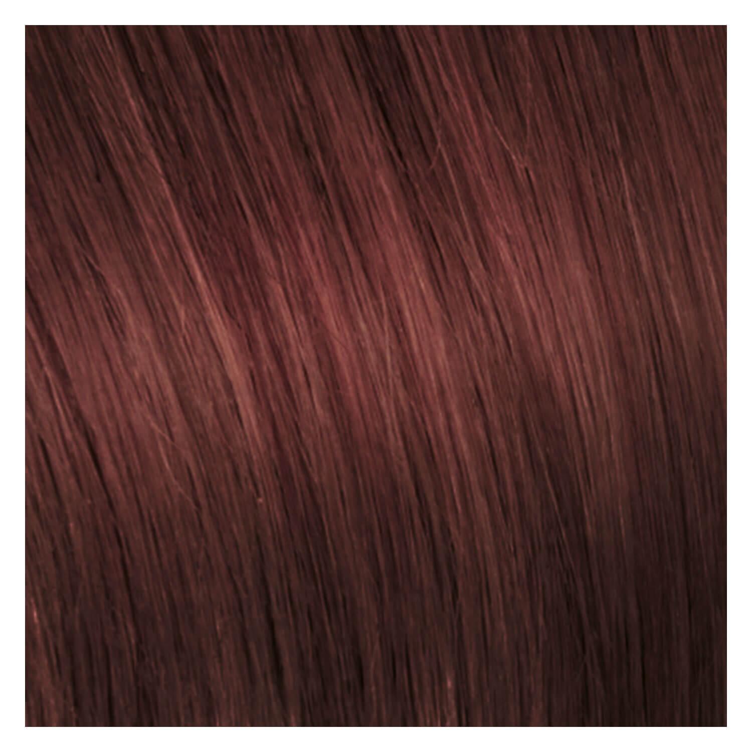 SHE Bonding-System Hair Extensions Wavy - 35 Rouge Foncé 55/60cm