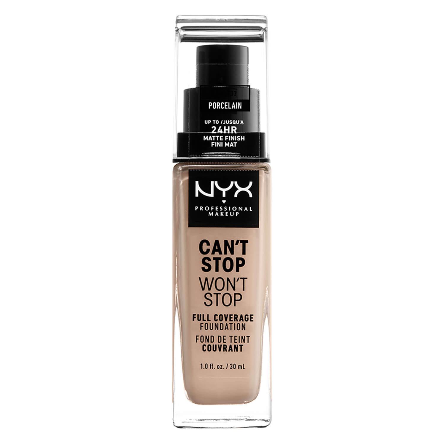 Can't Stop Won't Stop - Full Coverage Foundation Porcelain