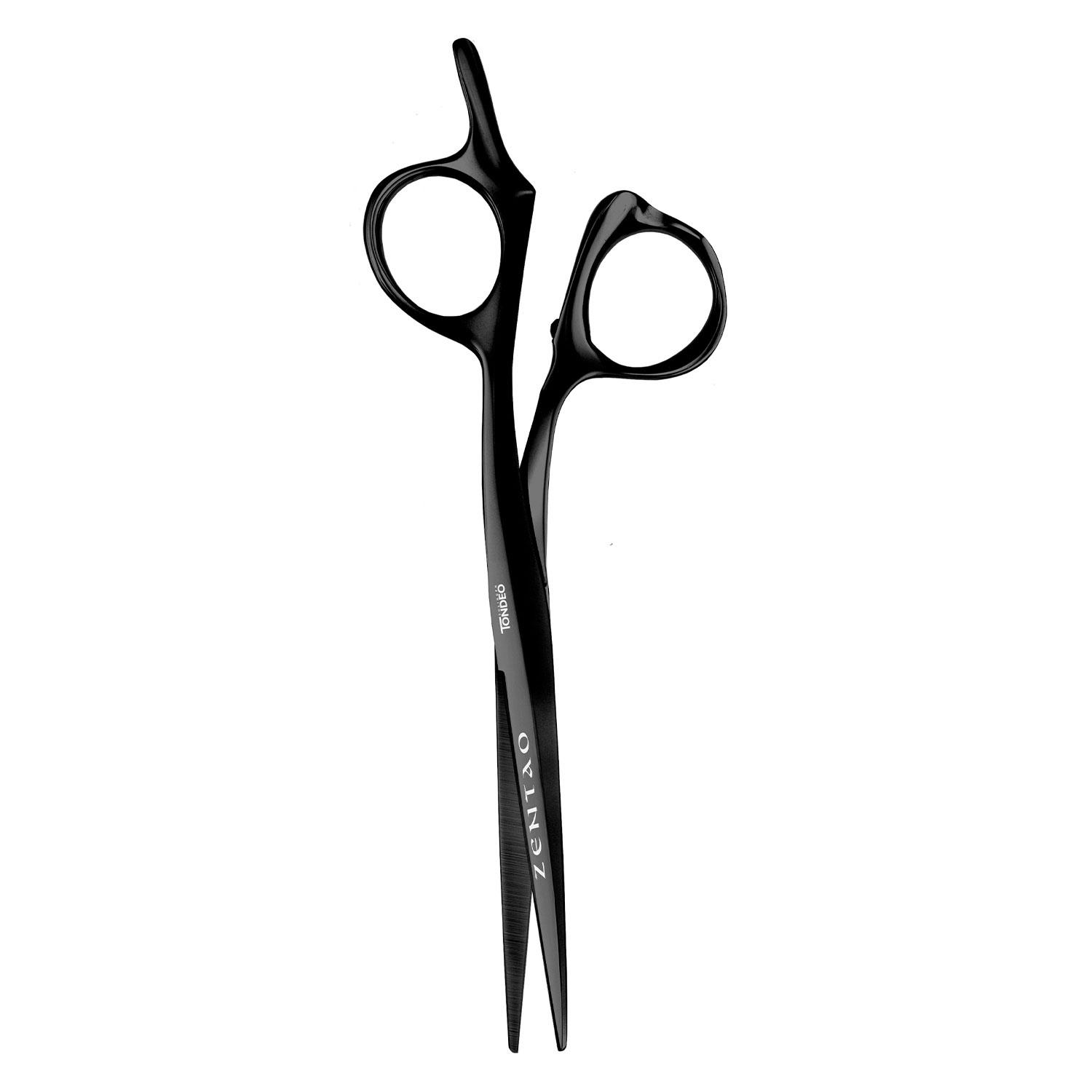 Tondeo Scissors - Zentao Black Offset Scissors 6.0"
