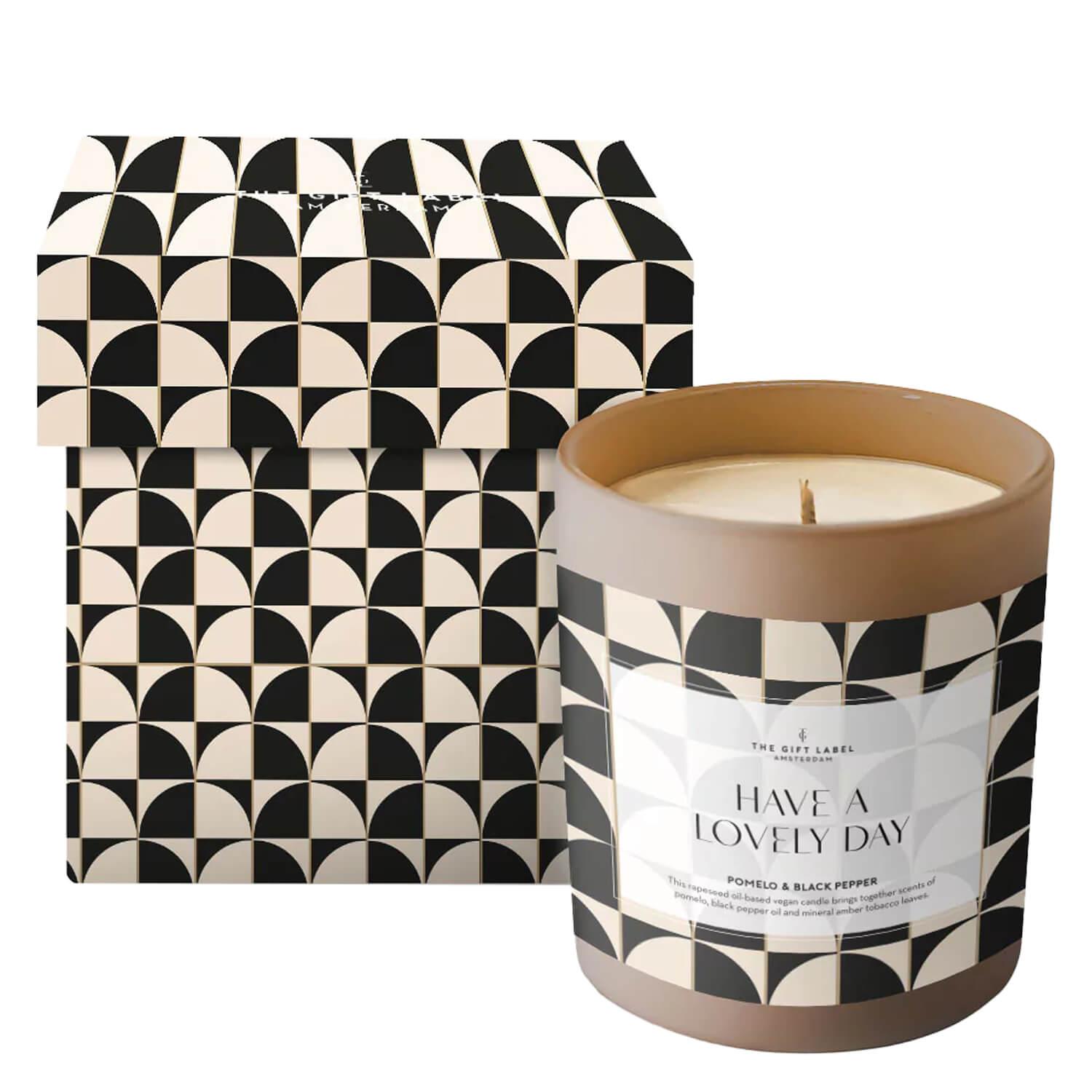 TGL Home - Candle Glass Pomelo & Black Pepper  Have A Lovely Day