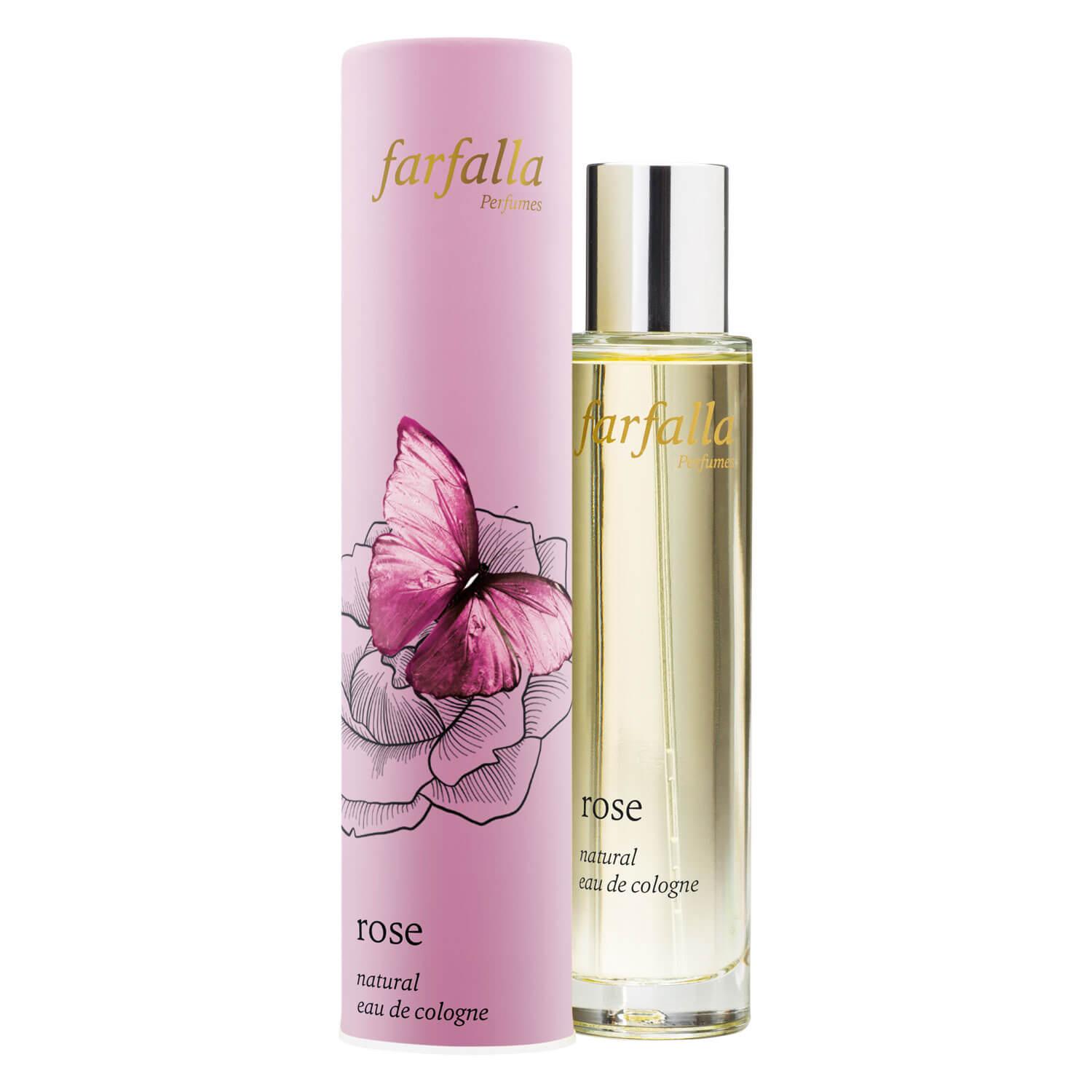 Farfalla Fragrance - Rose Natural Eau de Cologne