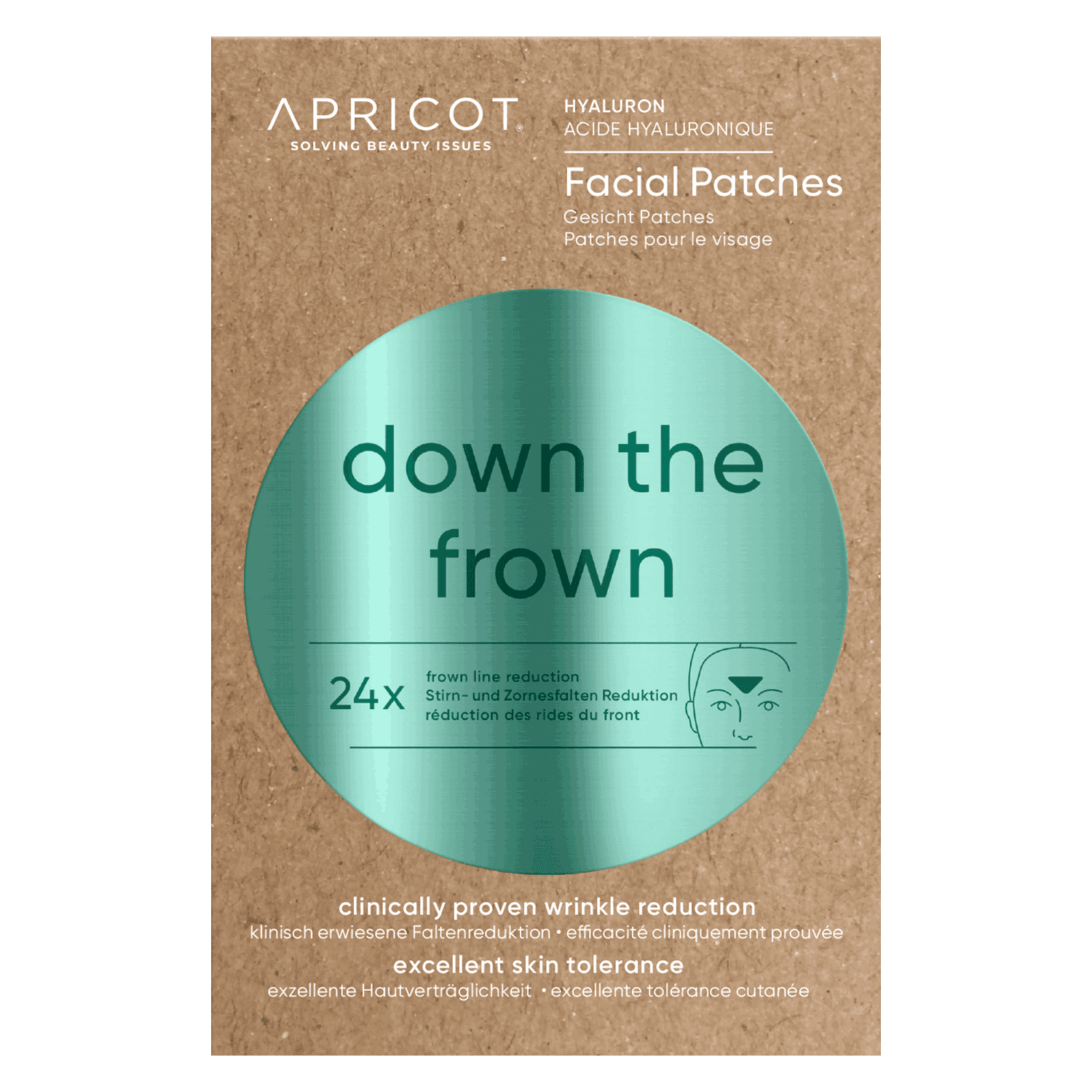 APRICOT - Mini Pack Facial Patches down the frown