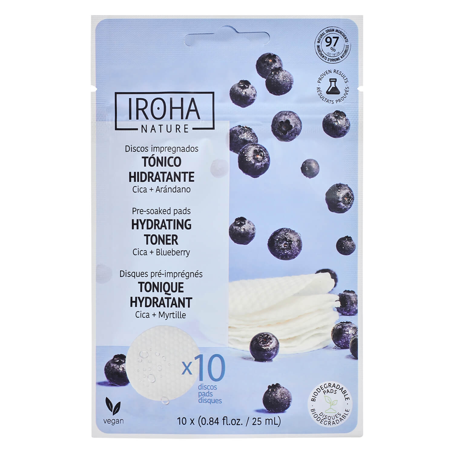 Product image from Iroha Nature - Hydrating Toner Pads