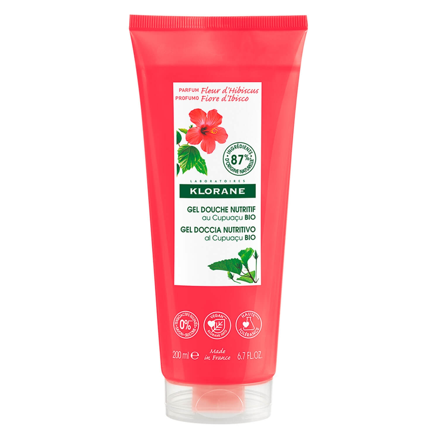 Produktbild von KLORANE Skincare - Duschgel Hibiskusblüte