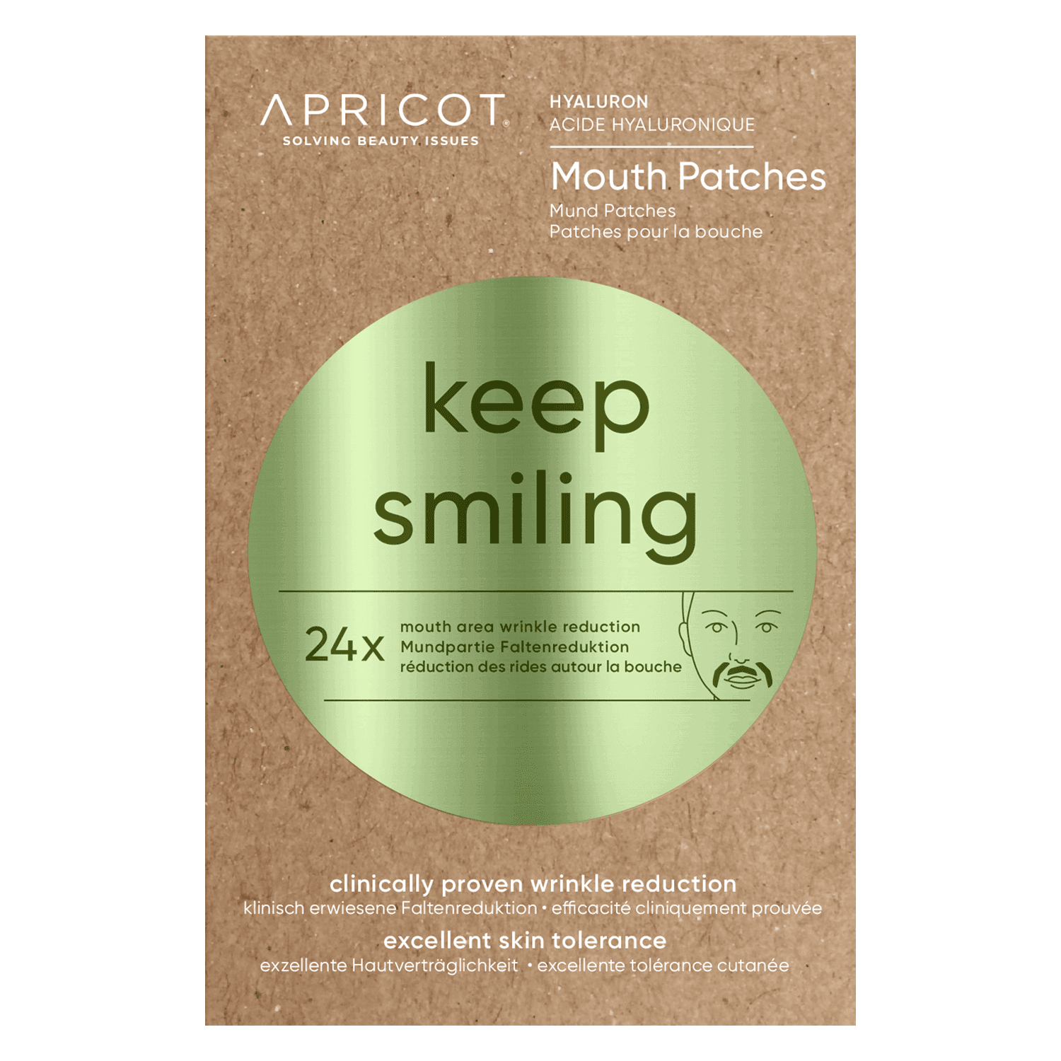 APRICOT - Mini pack de patchs buccaux Keep Smiling