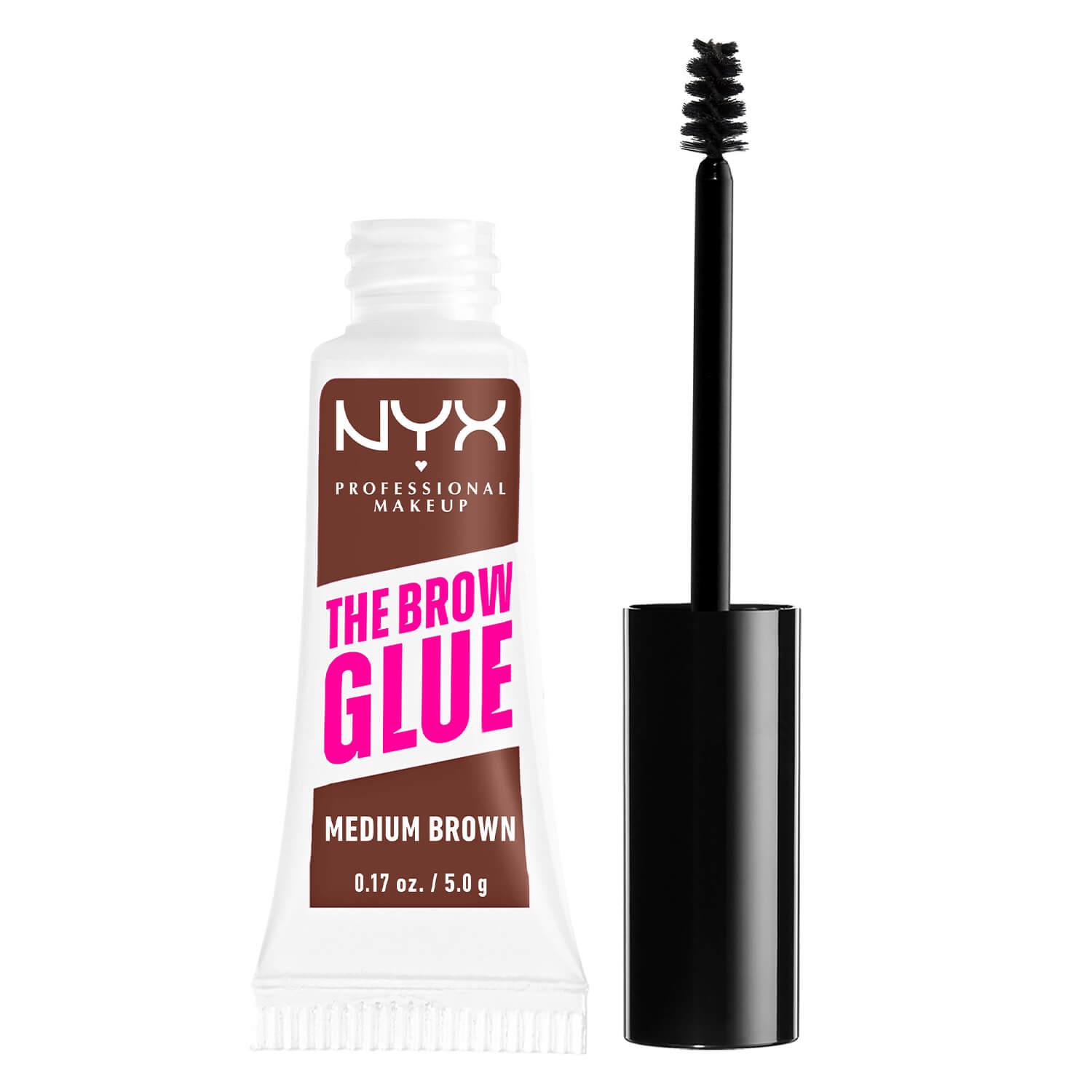 NYX Brows - The Brow Glue Instant Brow Styler Medium Brown
