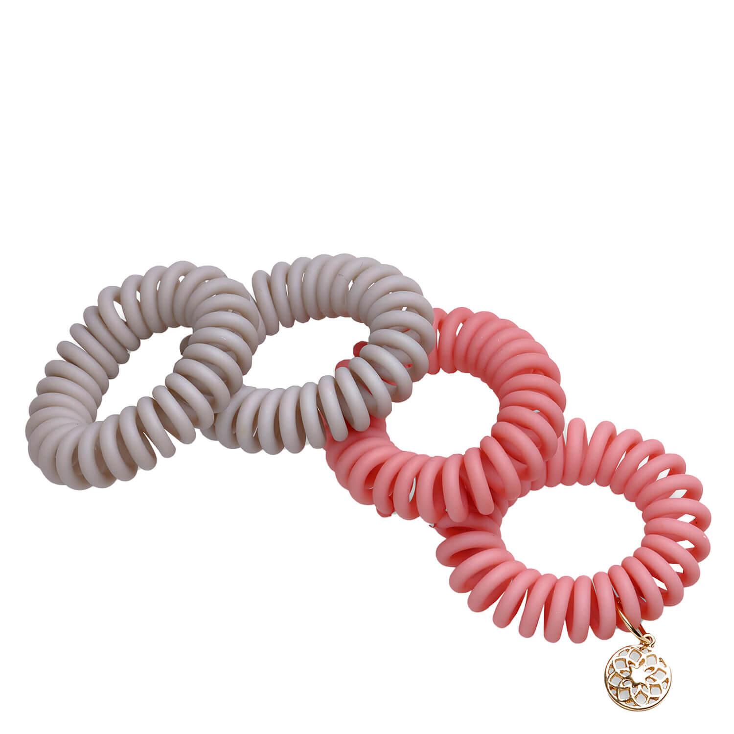 Body Mind and Soul Spiral Hair Band Yoga Rose 4cm