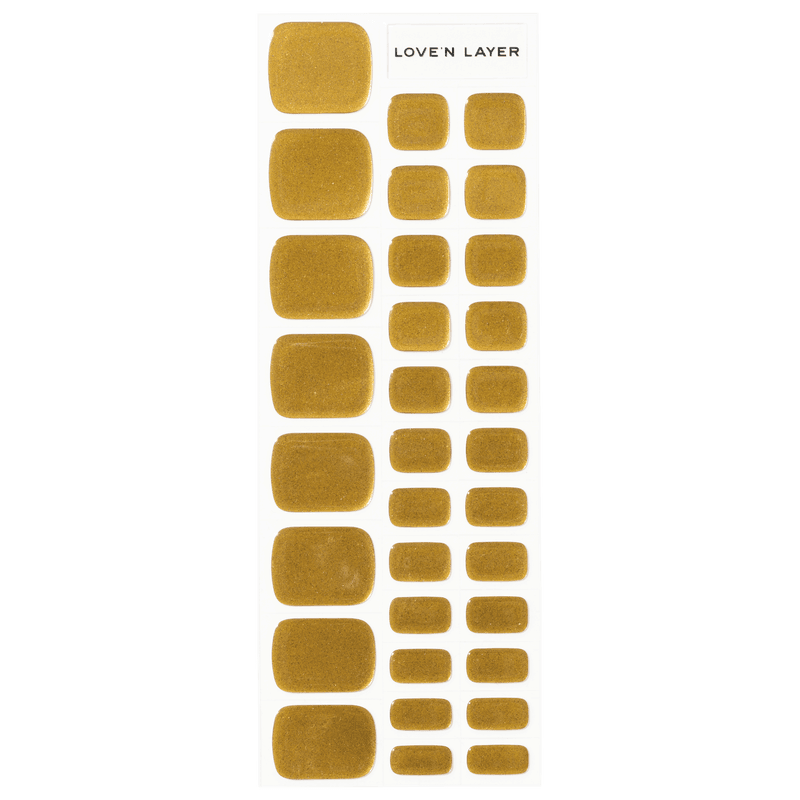LoveNLayer - Metallic Toe Shiny Gold