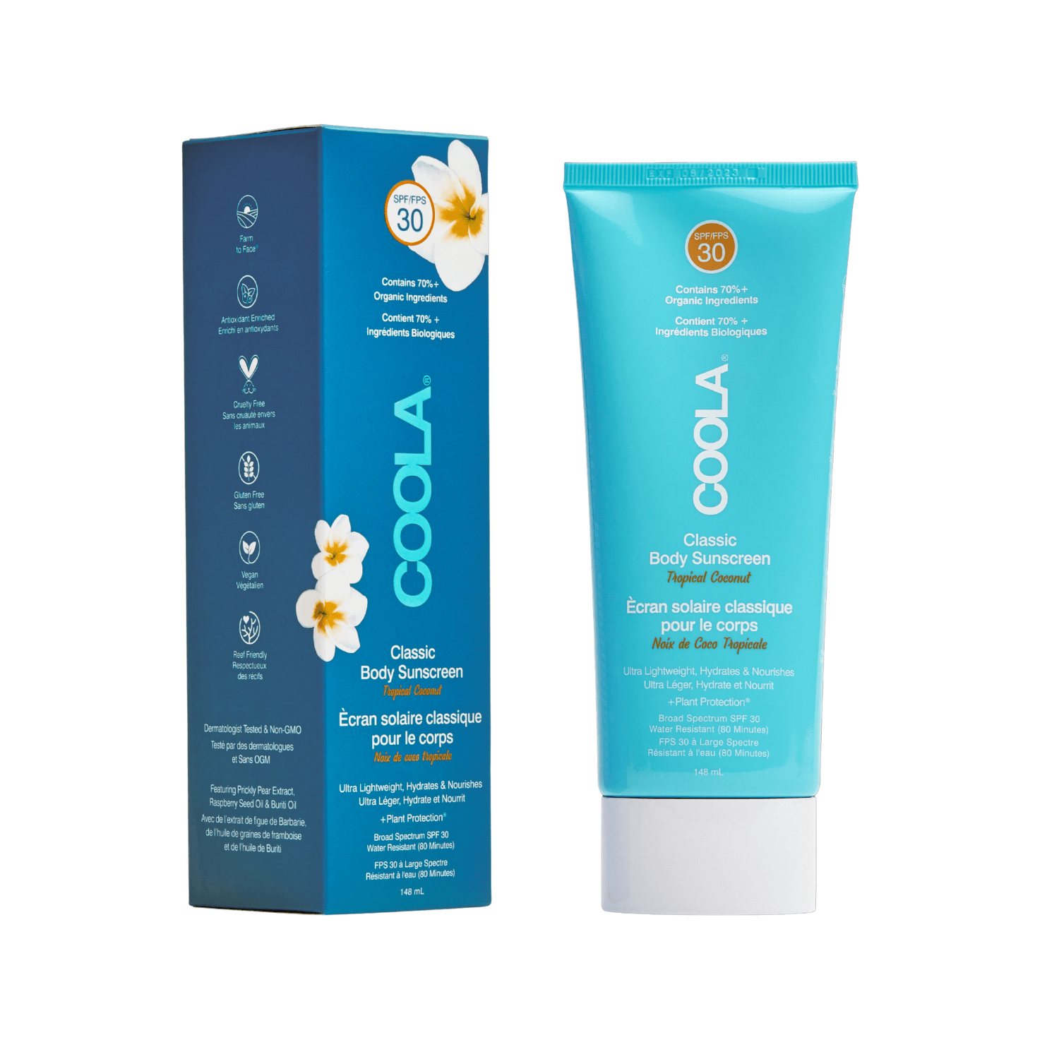 Product image from COOLA - Classic Body Organic Sunscreen Lotion SPF30 Tropical Coconut