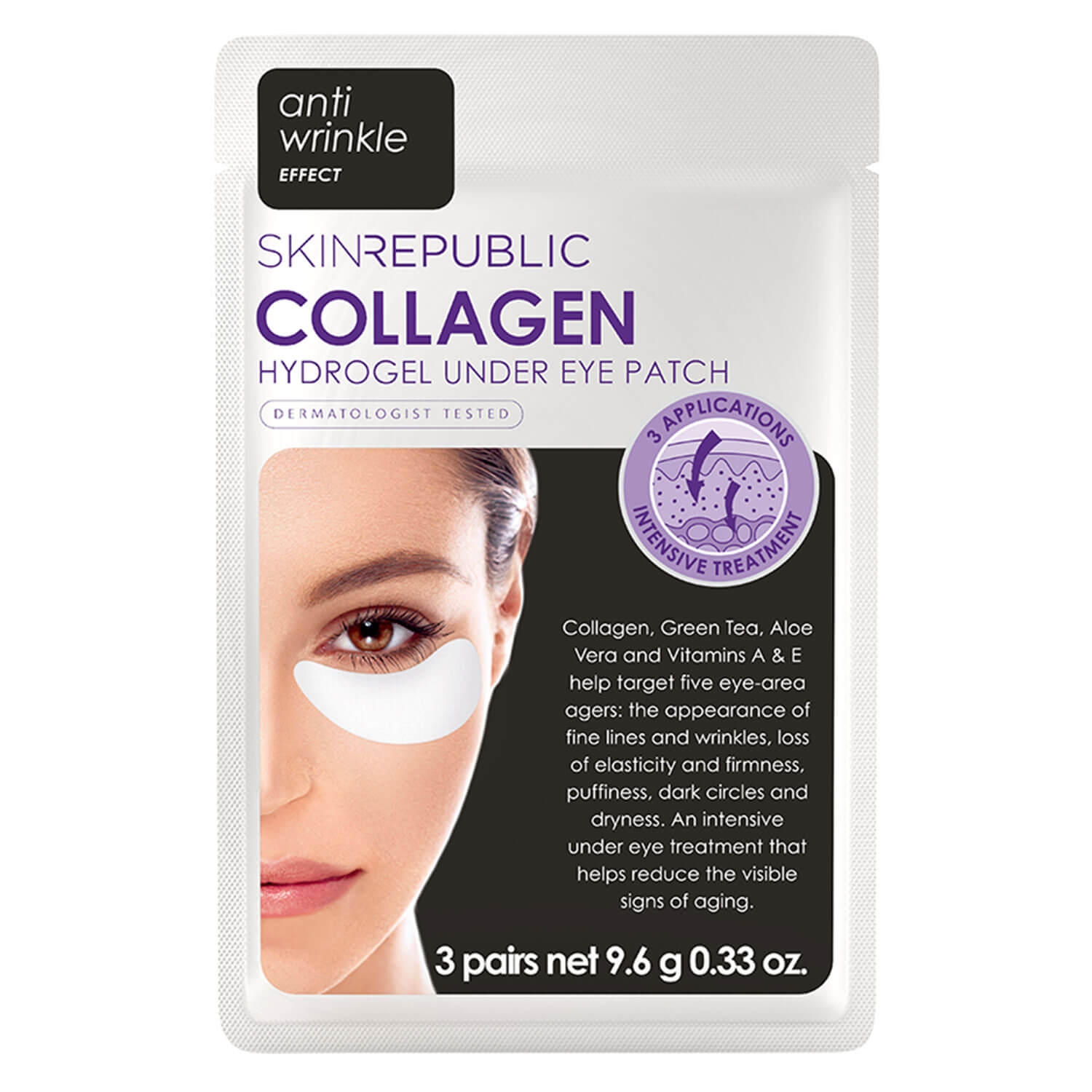 Product image from Skin Republic - Collagen Hydrogel Under Eye Patch