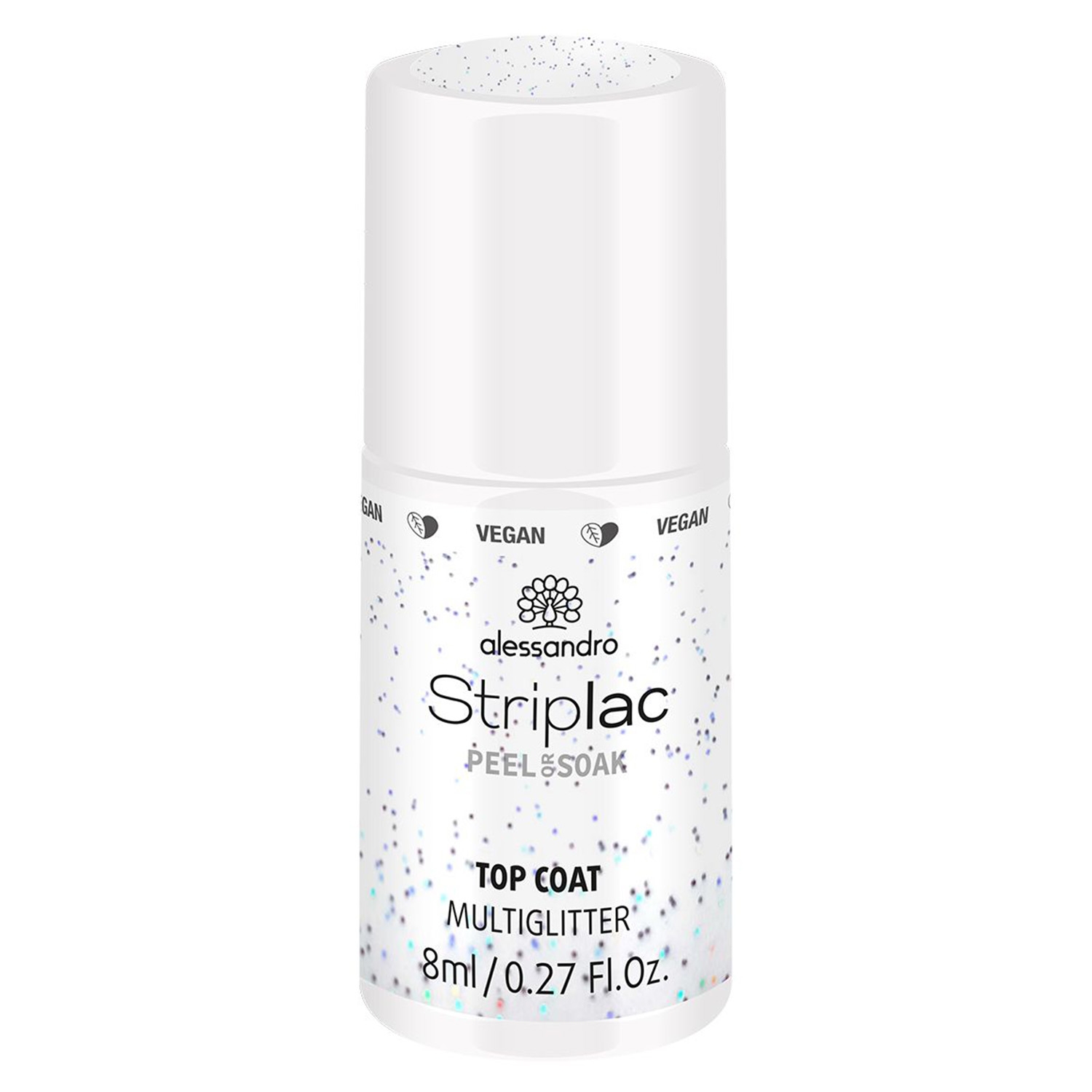 Product image from Striplac Peel or Soak - Top Coat Multiglitter