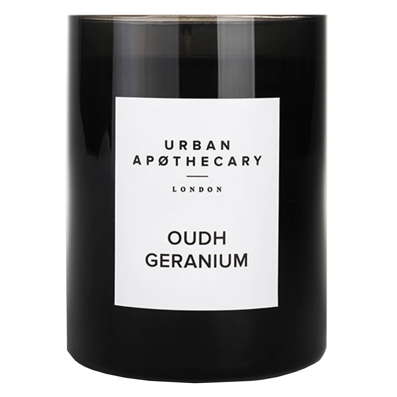 Urban Apothecary - Luxury Boxed Glass Candle Oudh Geranium