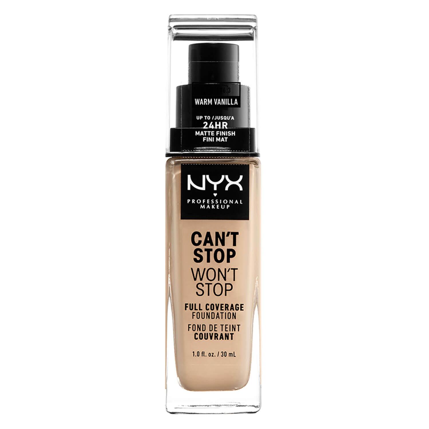 Can't Stop Won't Stop - Full Coverage Foundation Warm Vanilla