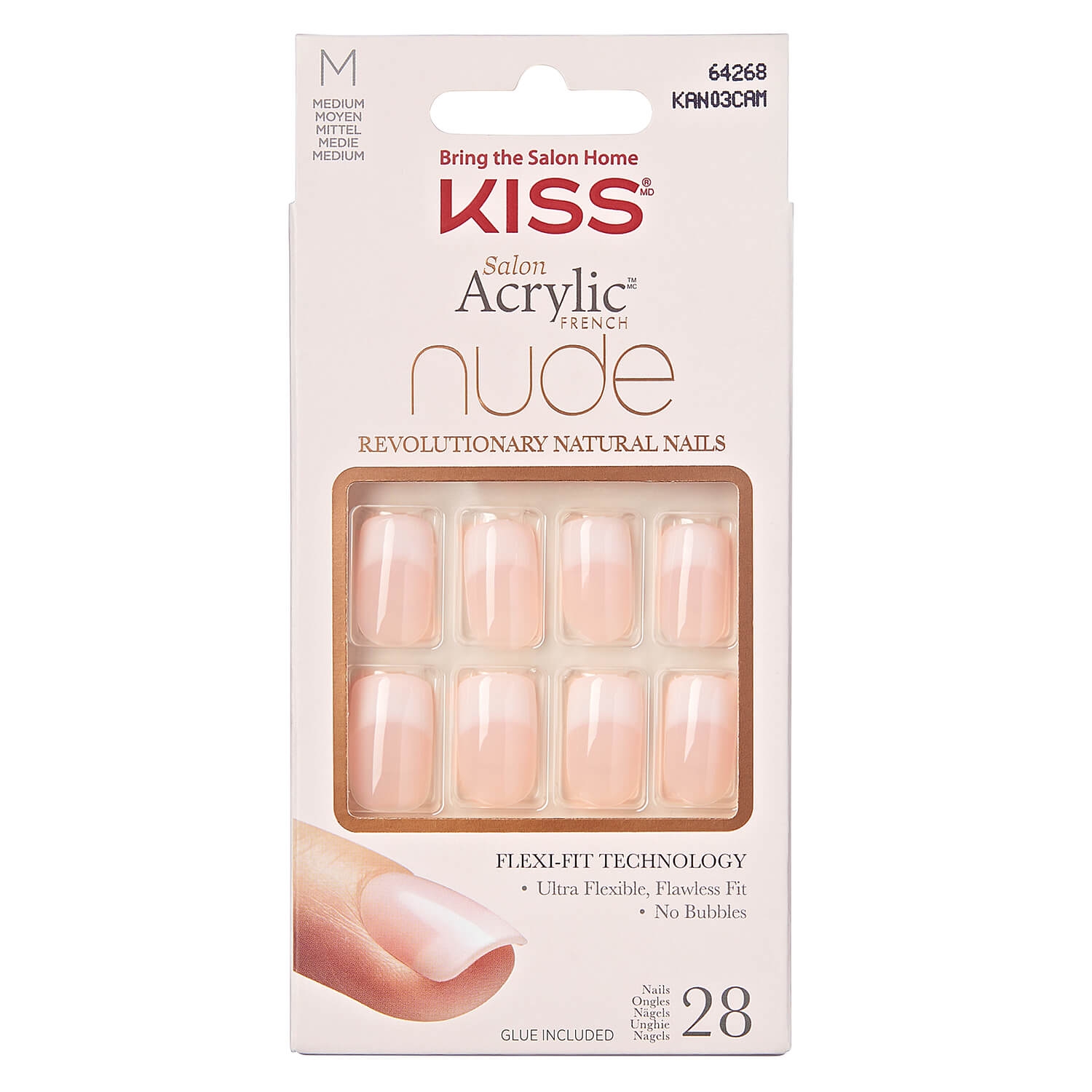 Produktbild von KISS Nails - Salon Acryl Nude Cashmere