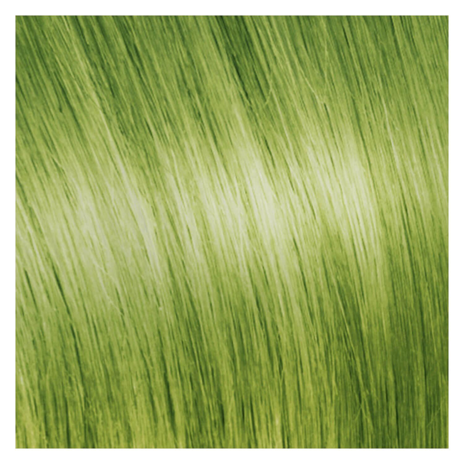 SHE Bonding-System Hair Extensions Fantasy Straight - Neongrün 55/60cm
