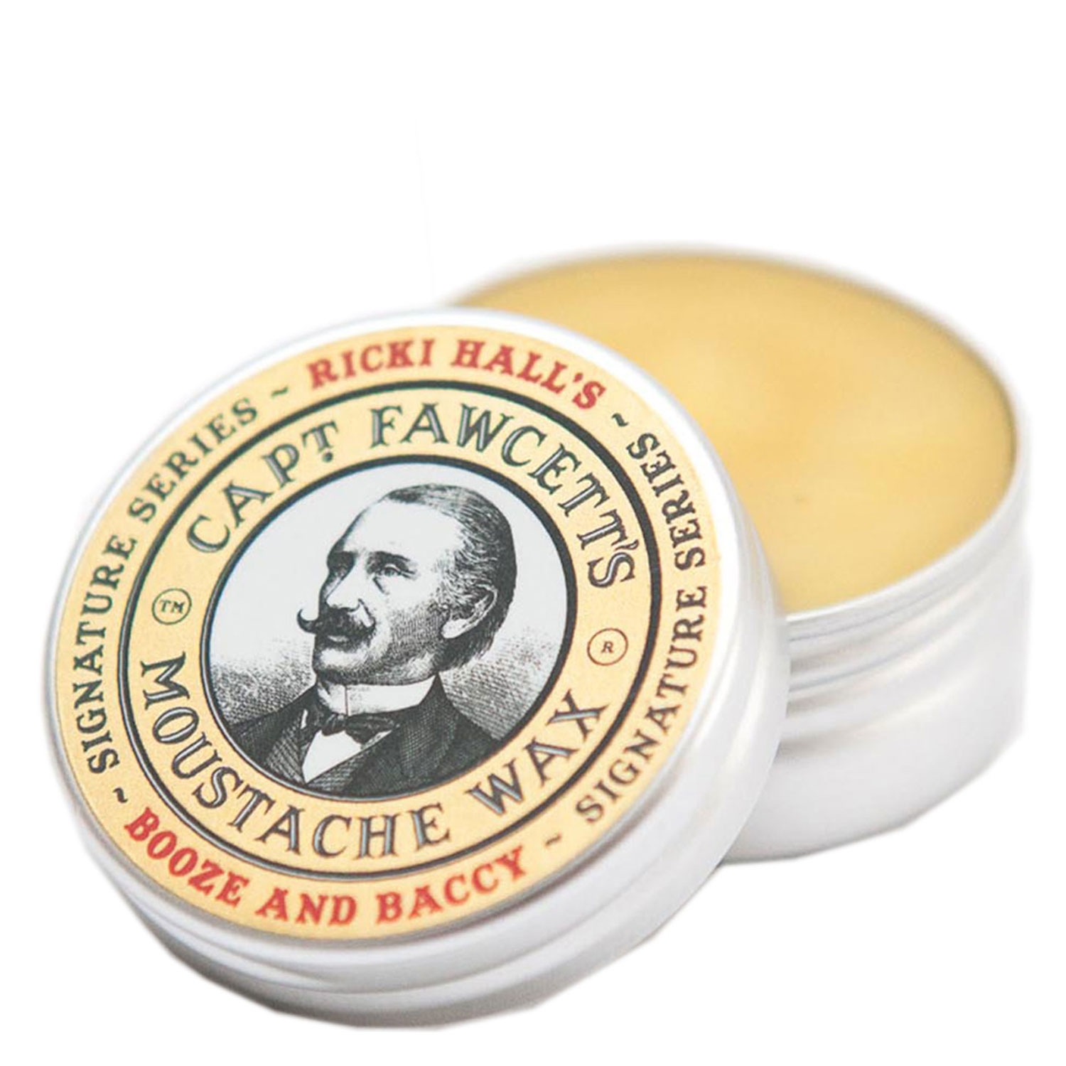 Produktbild von Capt. Fawcett Care - Ricki Hall's Booze & Baccy Moustache Wax