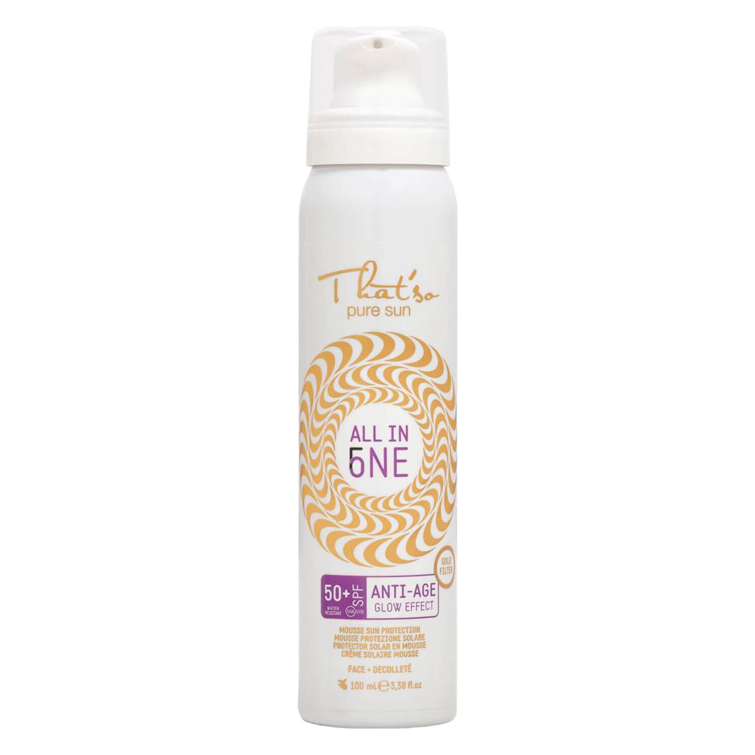 Product image from That'so - ALL IN ONE ANTI-AGE MOUSSE SUN PROTECTION SPF 50+