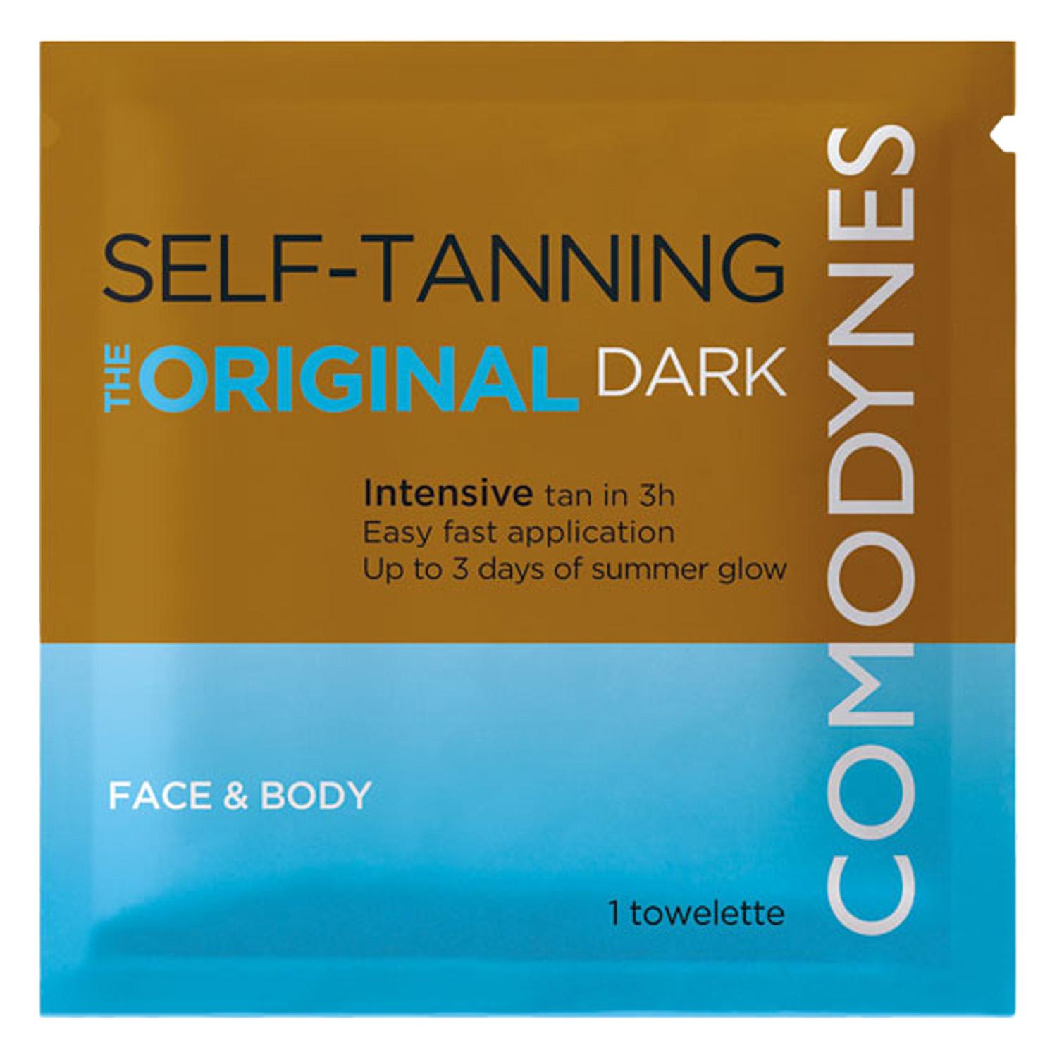 COMODYNES - Self-Tanning Wipes Dark Finish
