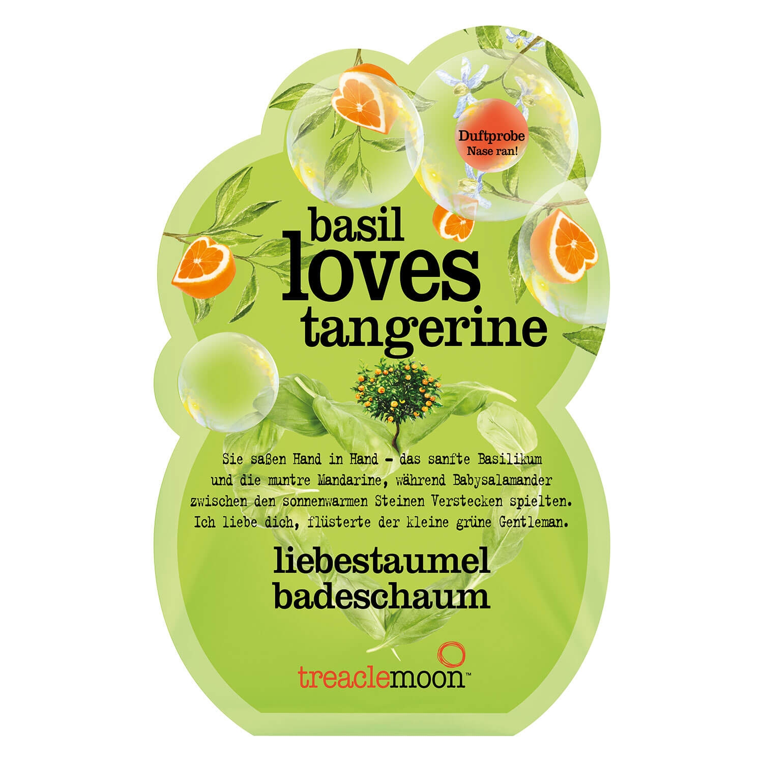 Product image from treaclemoon - basil loves tangerine liebestaumel badeschaum