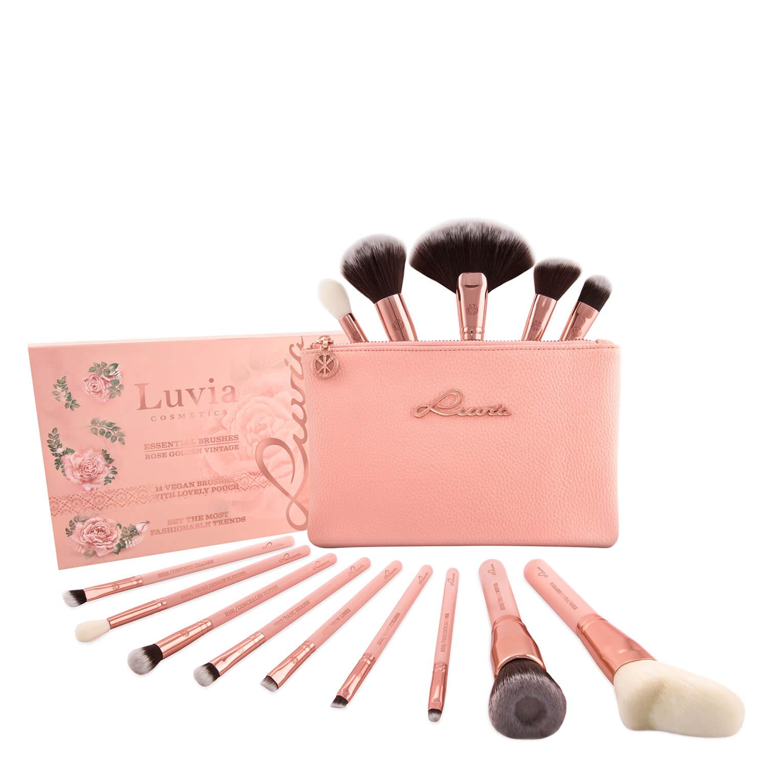 Luvia Cosmetics - Essential Brushes Rose Golden Vintage