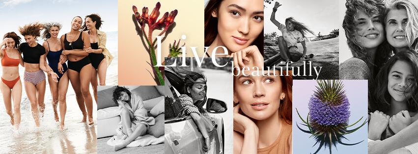 Brand banner from Clarins