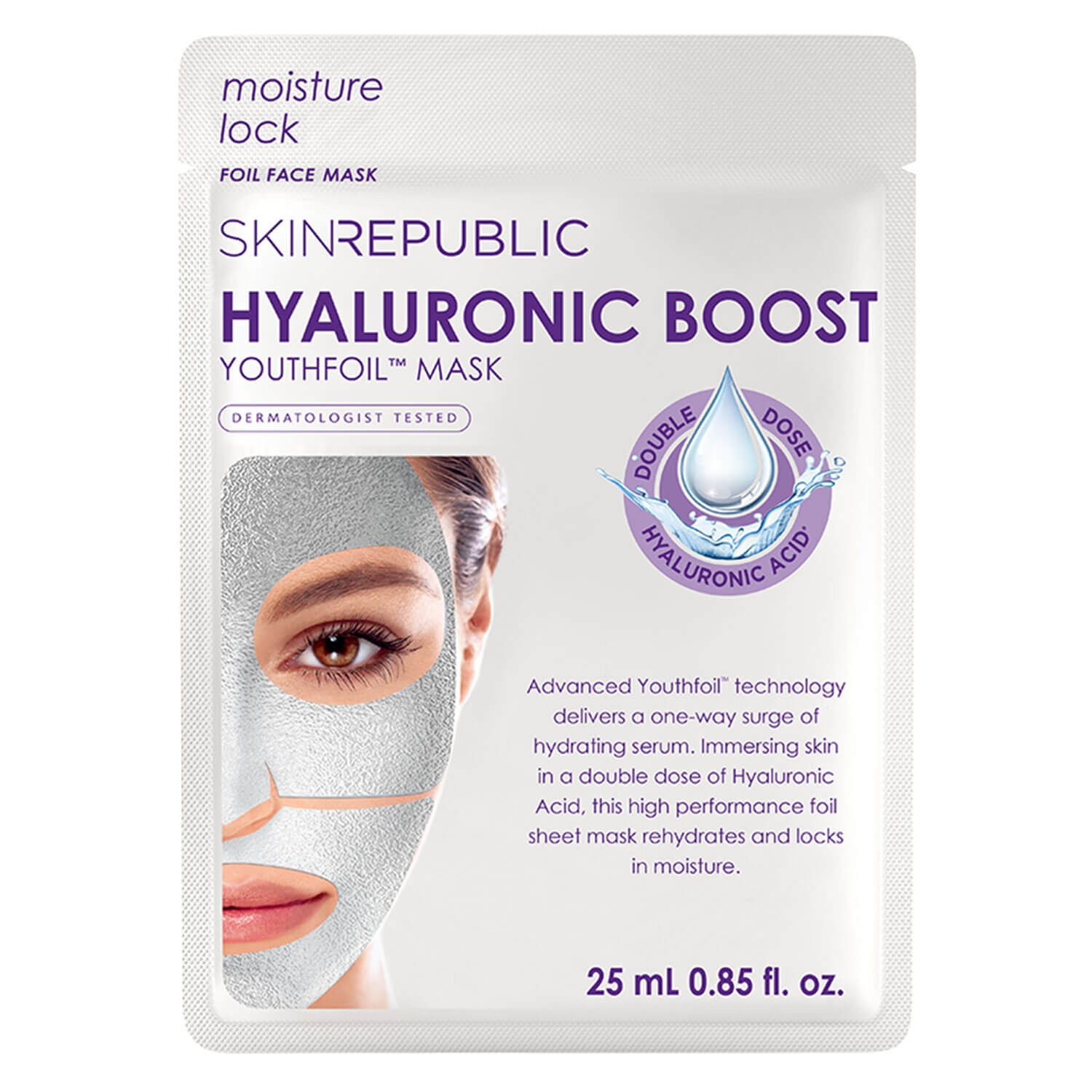 Image du produit de Skin Republic - Hyaluronic Boost Youthfoil Face Mask