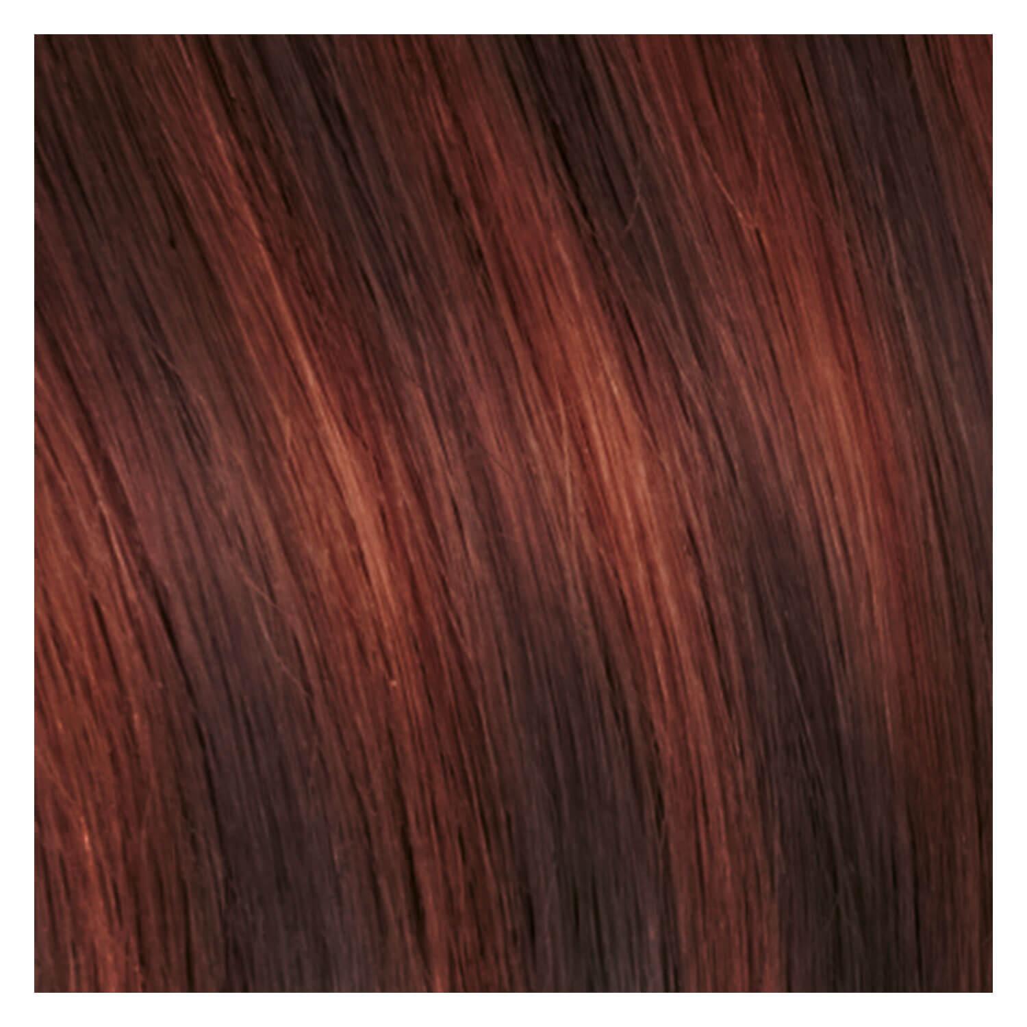 SHE Bonding-System Hair Extensions Wavy - M32/130 Mahgoni Kastanie/Helles Kupferblond 55/60cm
