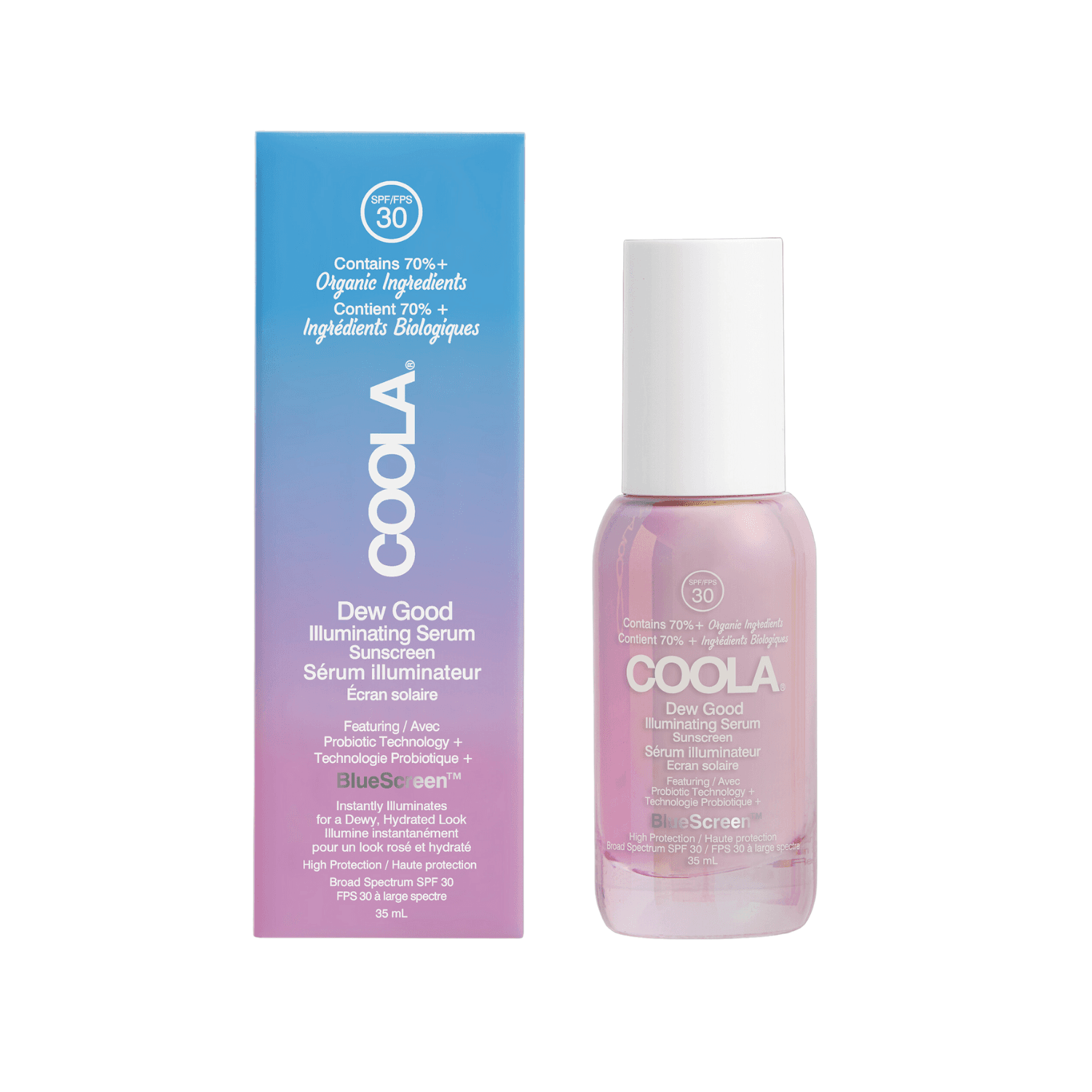 COOLA - Dew Good Illuminating Serum Sunscreen with Probiotic Technology SPF30