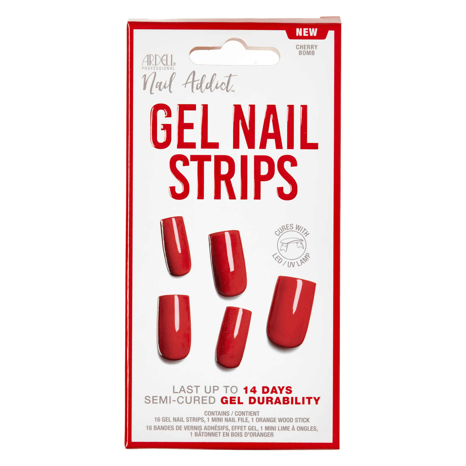 Nail Addict - Gel Nail Strips Cherry Bomb