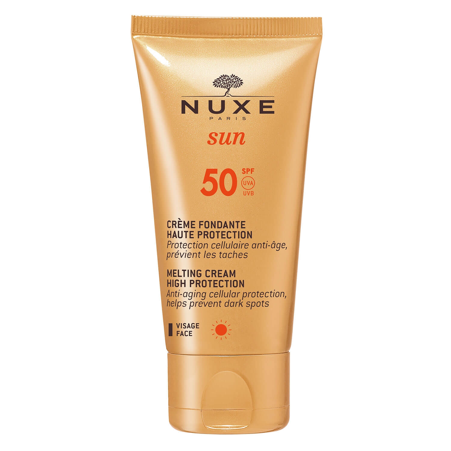 Product image from Nuxe Sun - Crème Visage Fondante Haute Protection SPF50