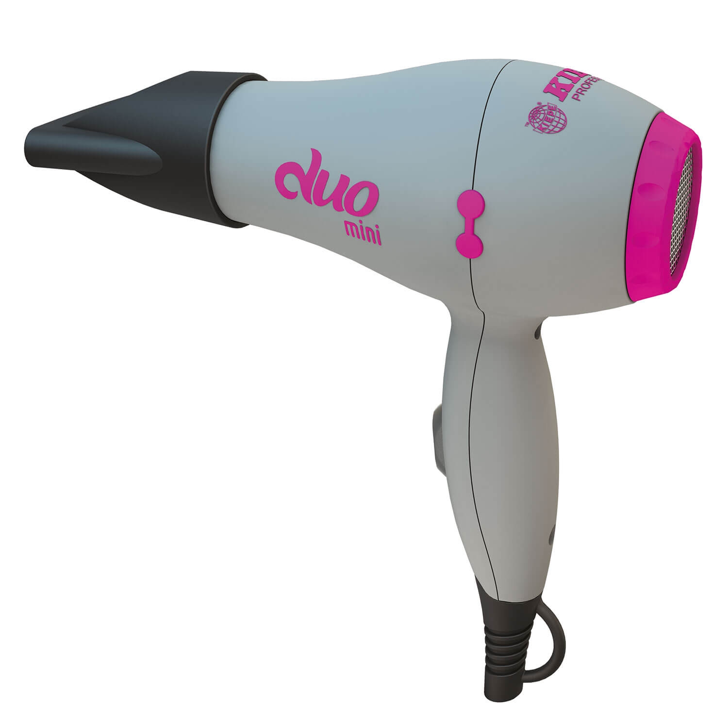 Product image from Kiepe - duo mini travel hairdryer Grey/Pink