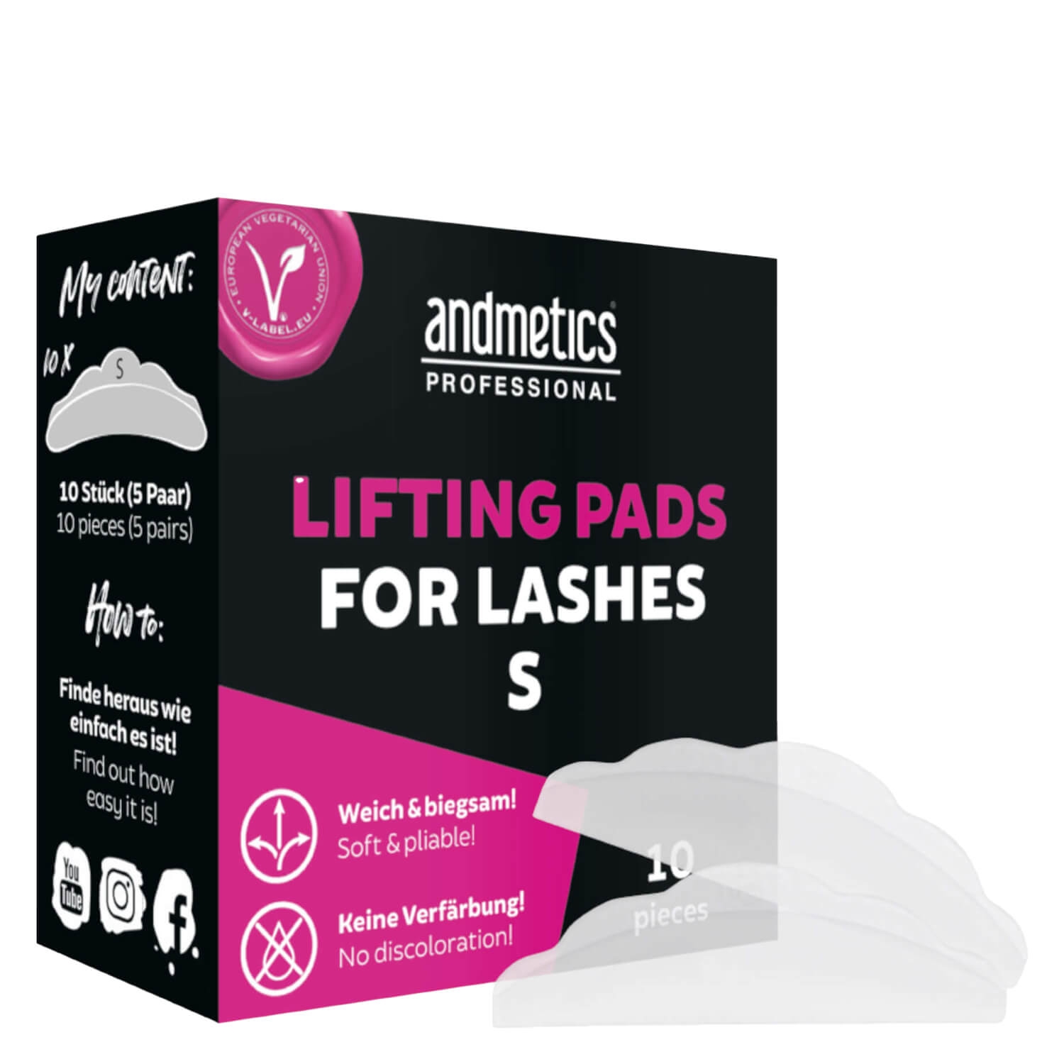 Product image from andmetics Professional - Lifting Pads S