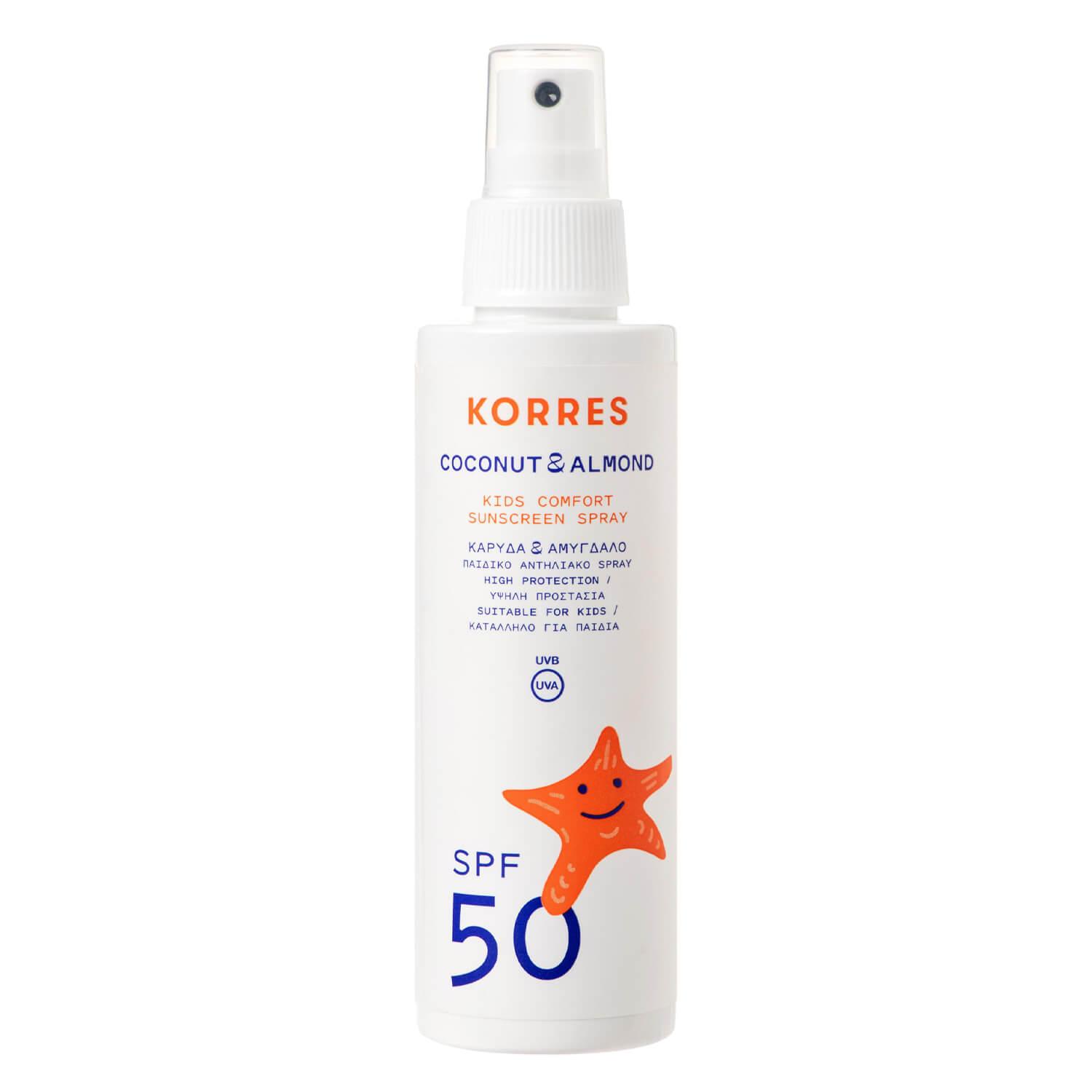 Korres Care - Coconut Almond Kids Comfort Sunscreen Spray SPF50
