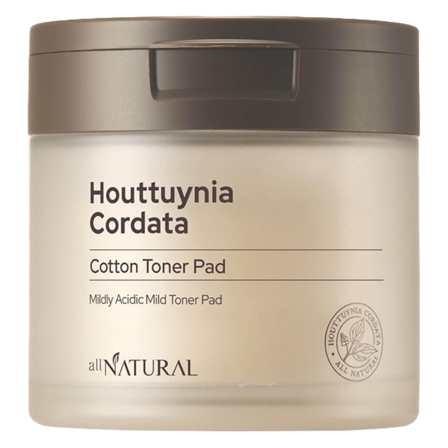 all NATURAL - Houttuynia Cordata Cotton Toner Pad